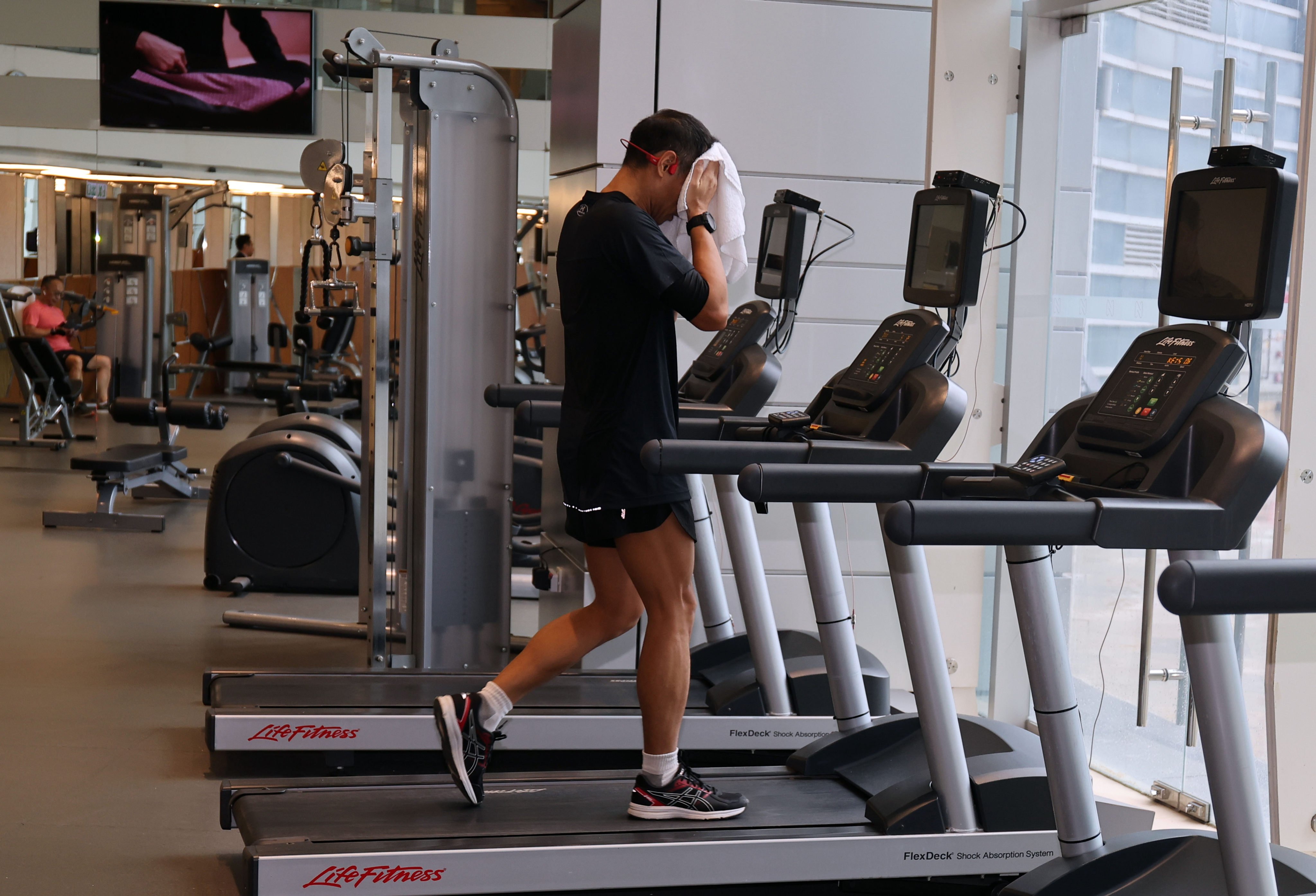 View of Gym room at Nina Hotel in Tsuen Wan. The Hotel in Tsuen Wan has become Hong Kong’s second combination youth hostel with the prospect of offering 100 rooms for adults under 30. Photo: Edmond So