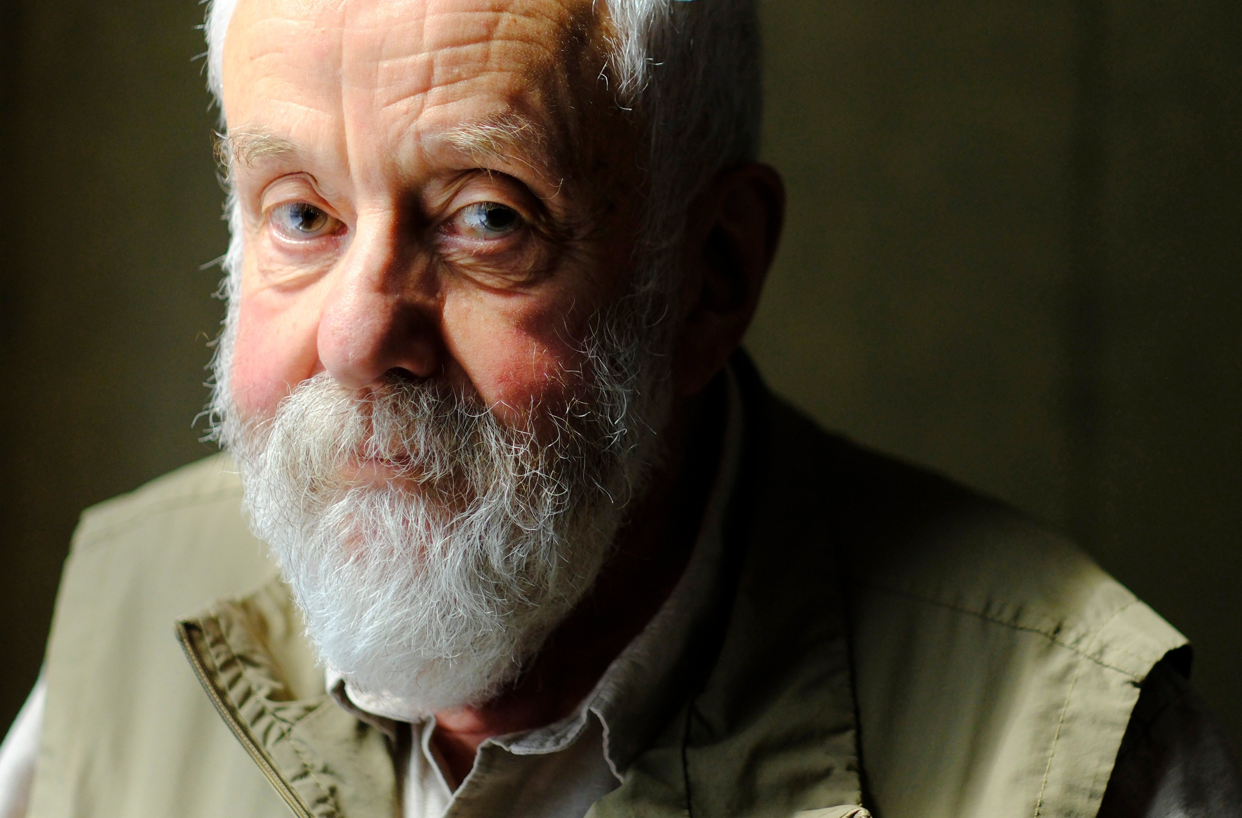 Mike Leigh, 81, writer and director of the film Hard Truths, at the Toronto International Film Festival. The veteran British director bemoans the difficulty of securing funds to make films his way without a pre-defined story or script. Photo: AP