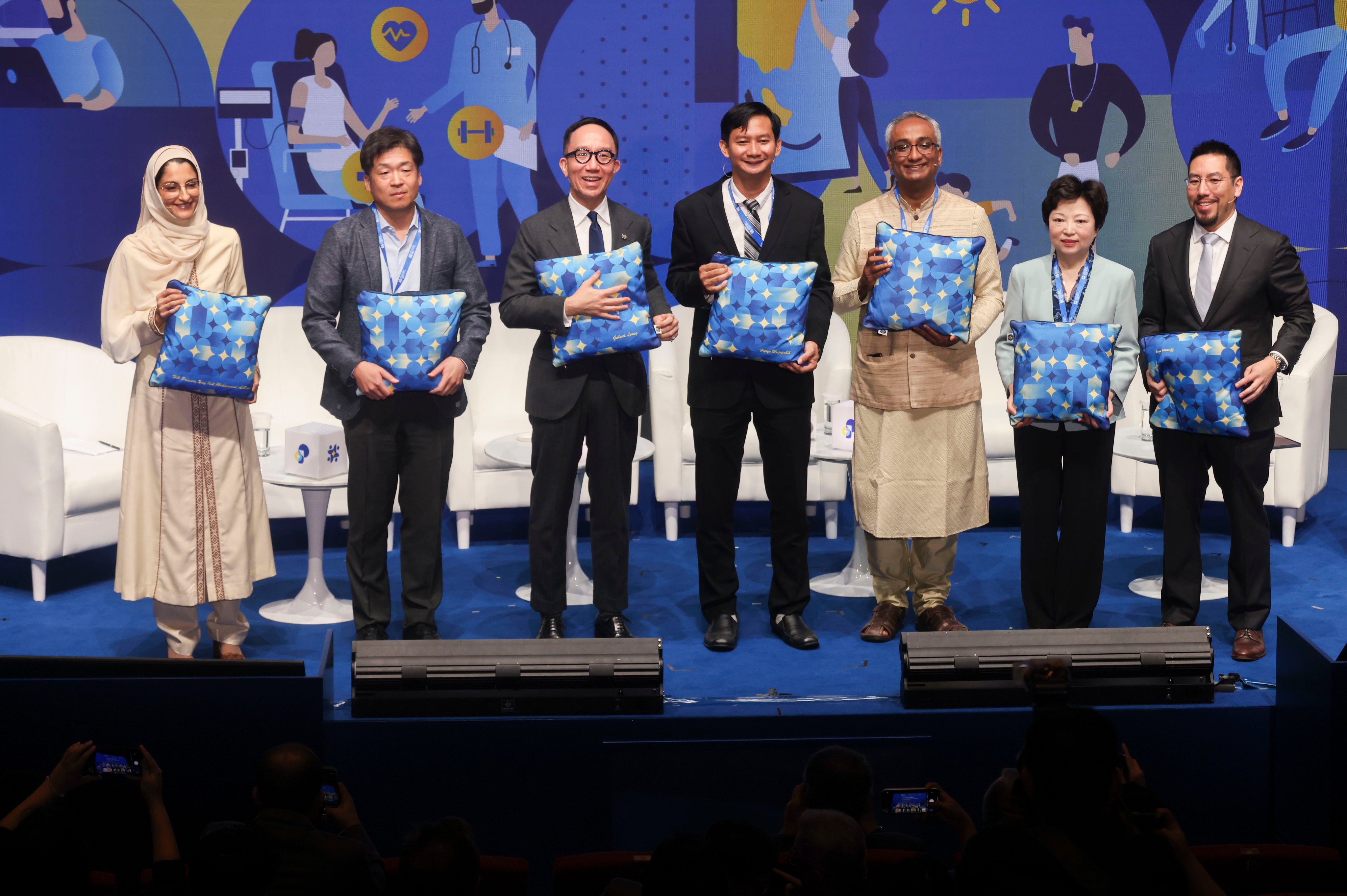 Founding commissioners of the Philanthropy for Better Cities Forum, which comprises charity foundations from five Asian countries. Photo: Jonathan Wong