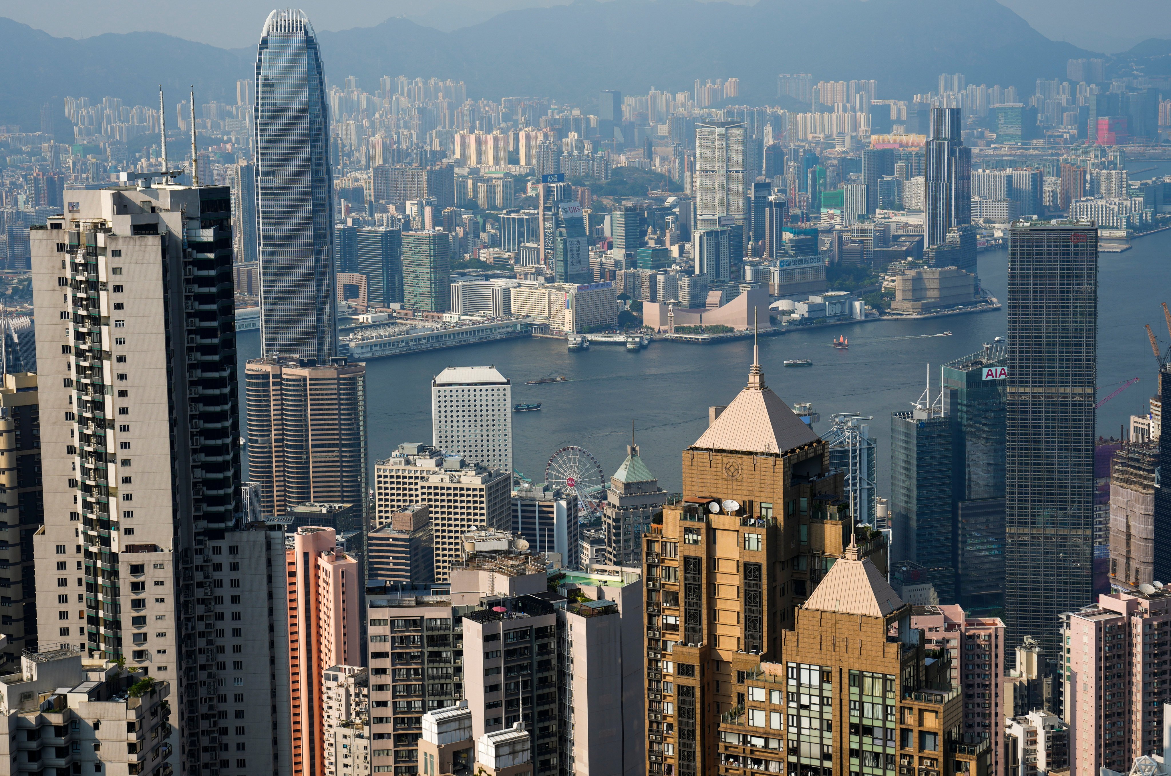 The view from Victoria Peak. Photo: SCMP/Sam Tsang