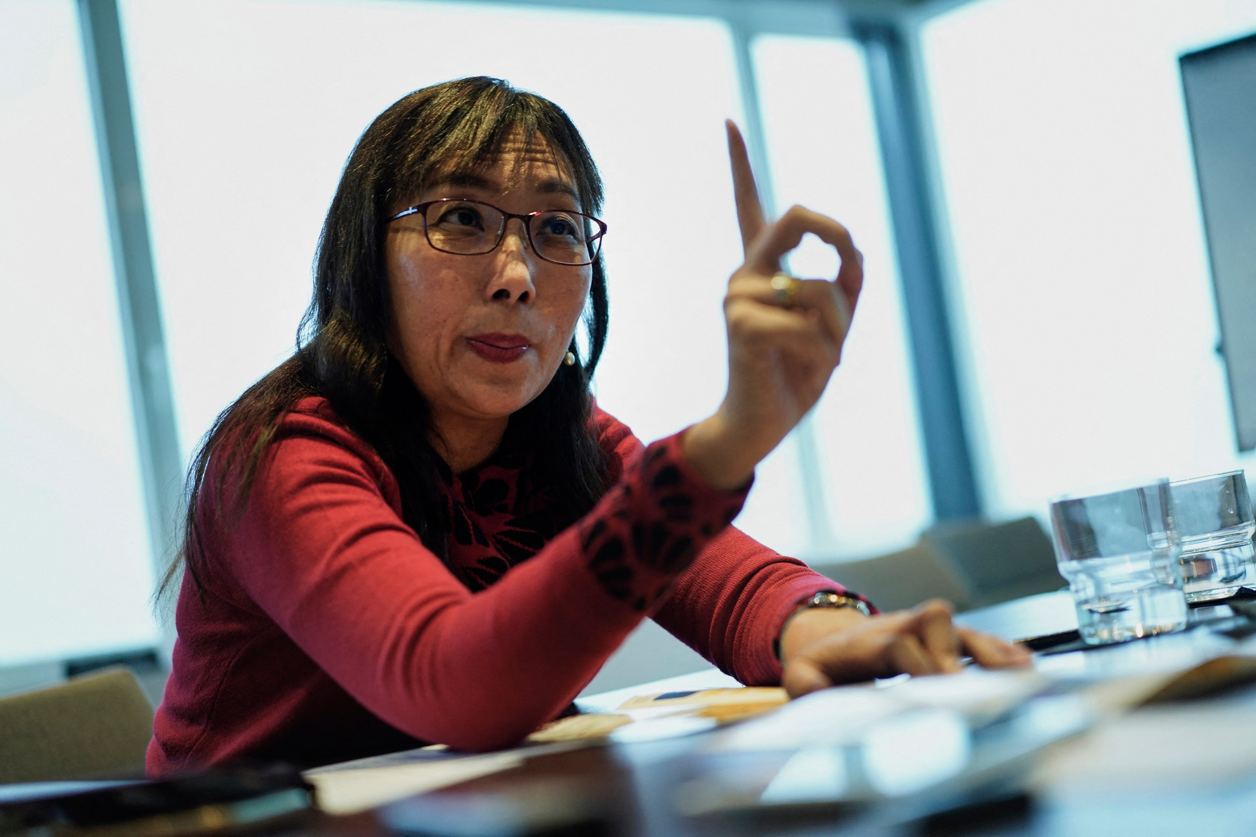 Teresa Kok was questioned by police for suggesting a review of mandatory halal certification. Photo: AFP