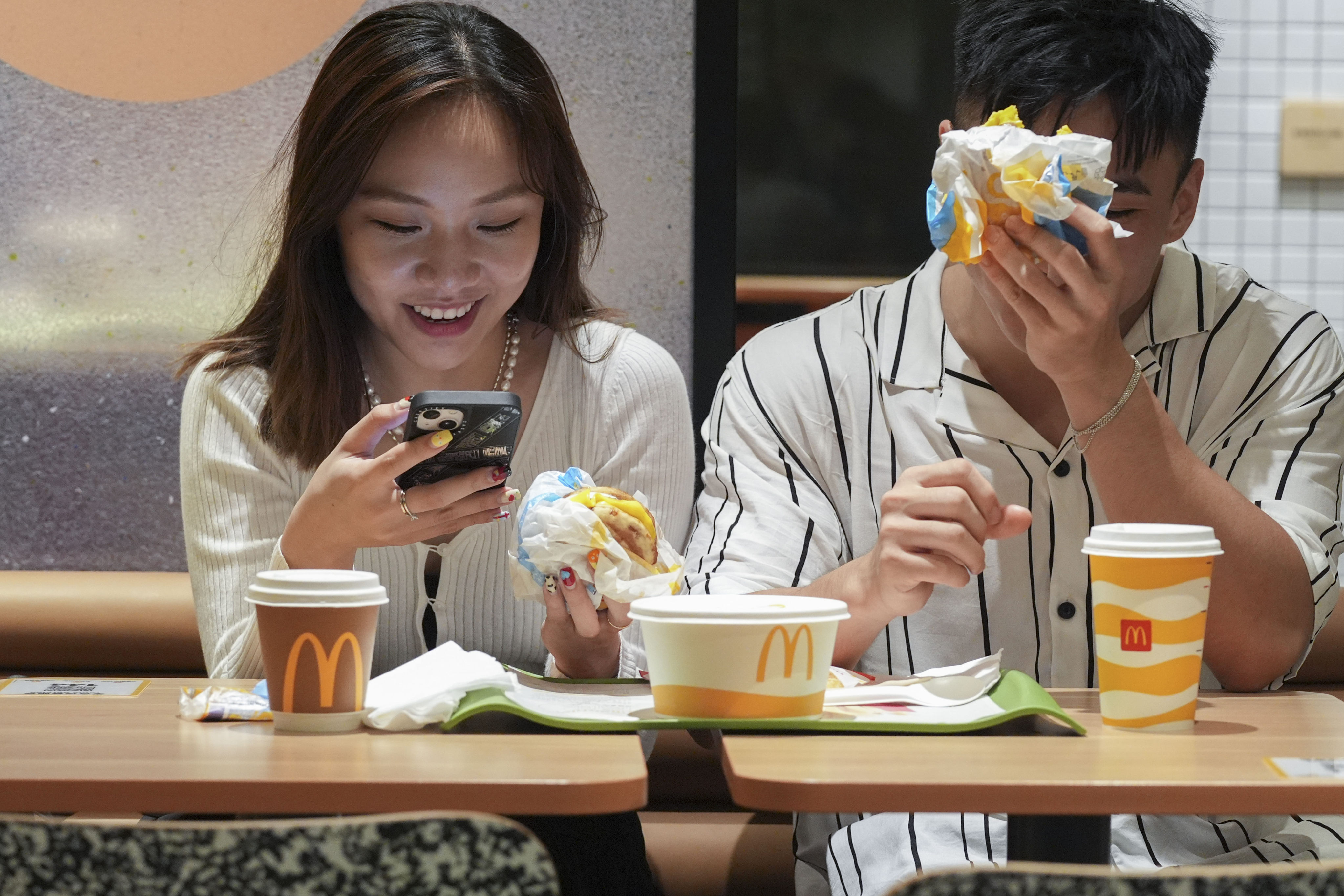 McDonald’s says it sold more than 1 million McGriddles within the first two days of it being available in Hong Kong. Photo: Eugene Lee