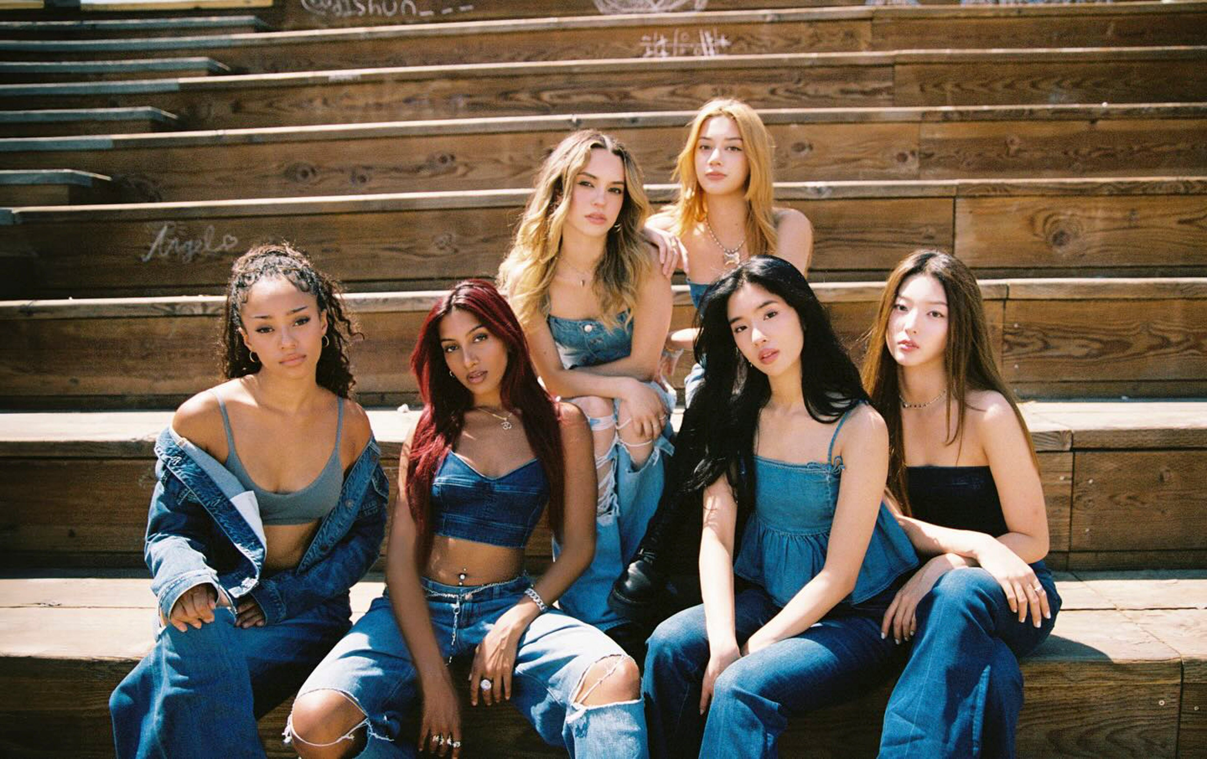 Katseye, multinational K-pop girl group based in US, talk