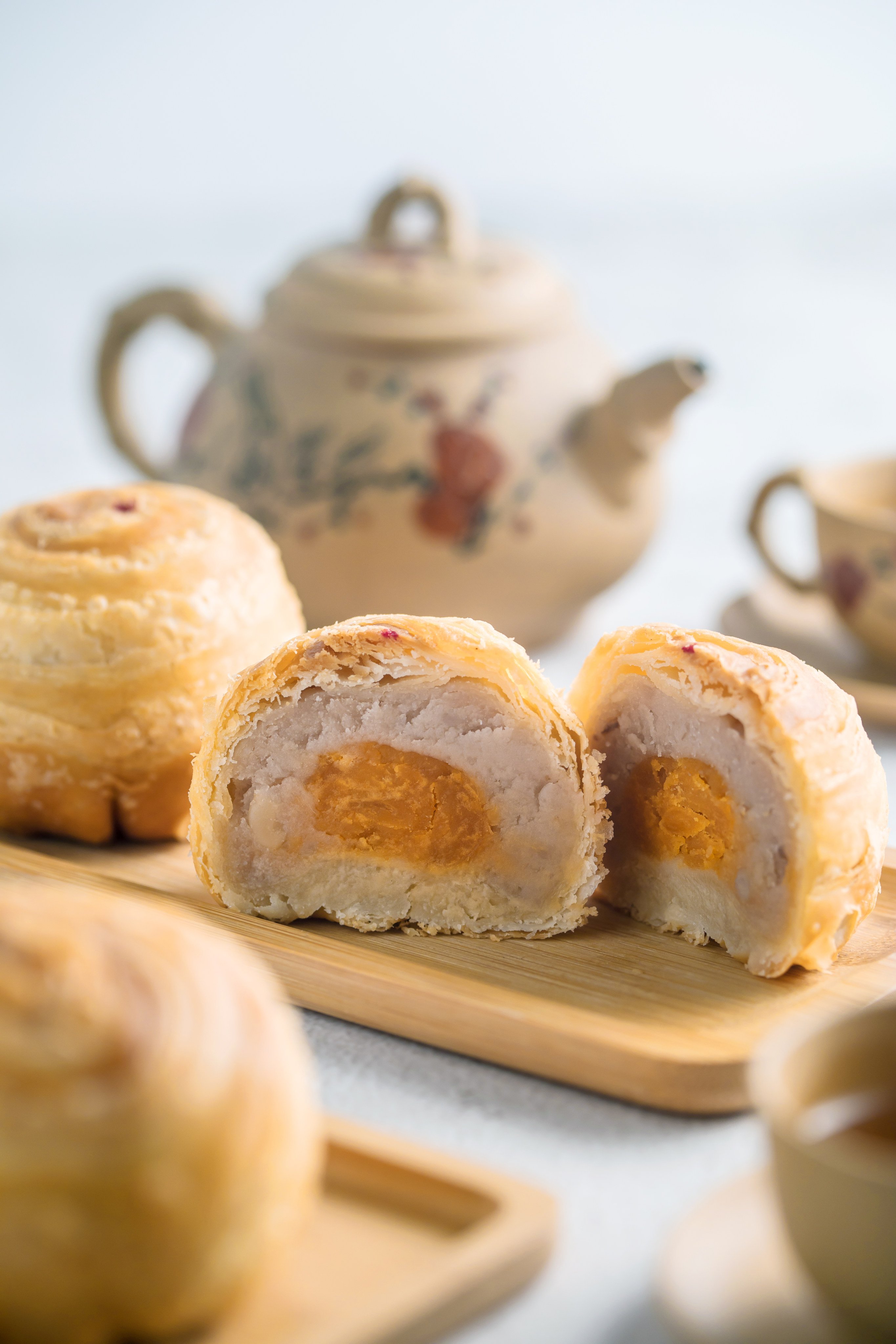 Teochew mooncakes. A popular Mid-Autumn Festival treat, they were brought to Hong Kong, along with other food items and their dialect, by Teochew (Chiu Chow) people from southeast China. Photo: Getty Images