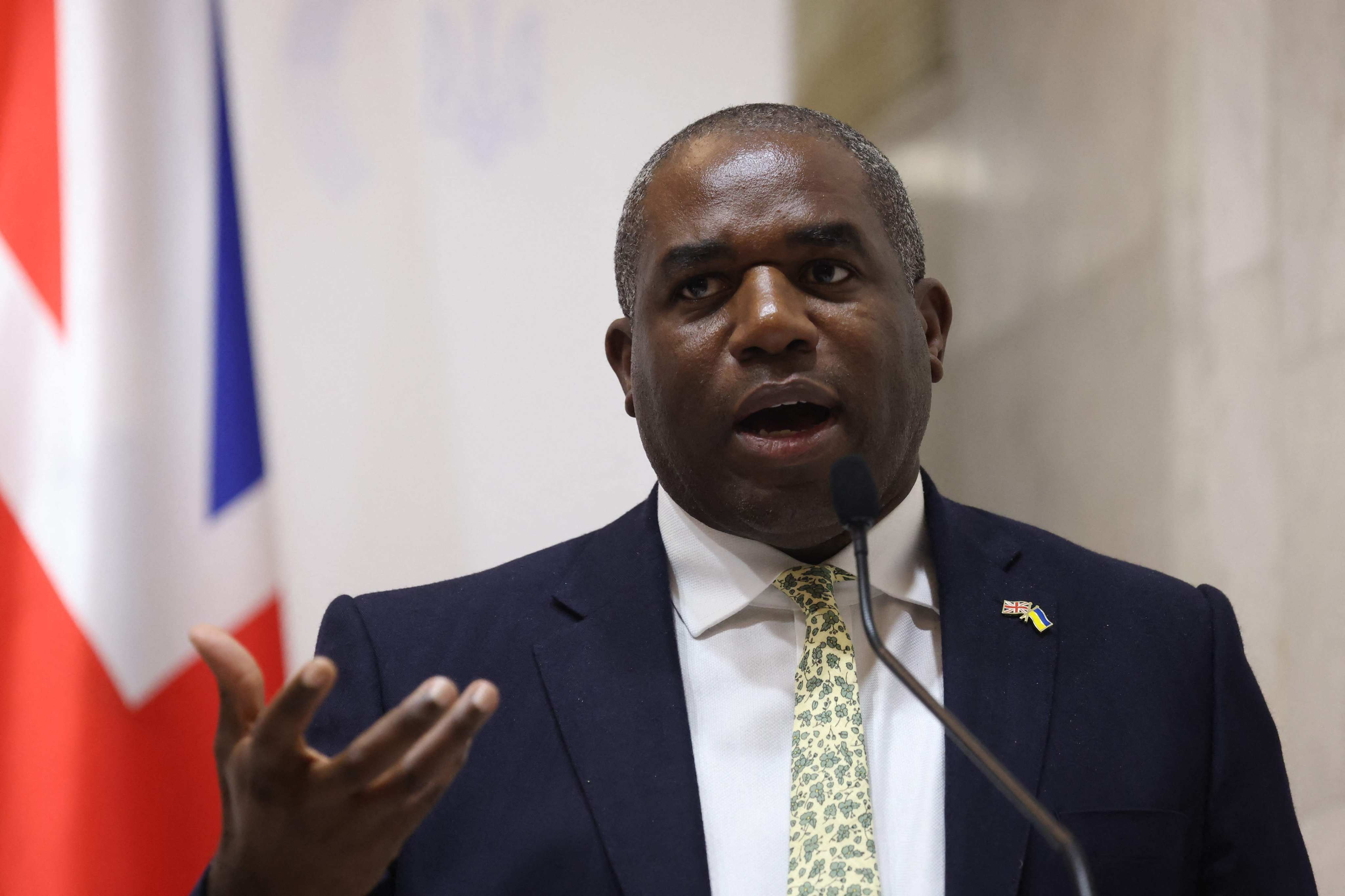 Britain’s Foreign Secretary David Lammy has been critical of Hong Kong’s national security law. Photo: AFP