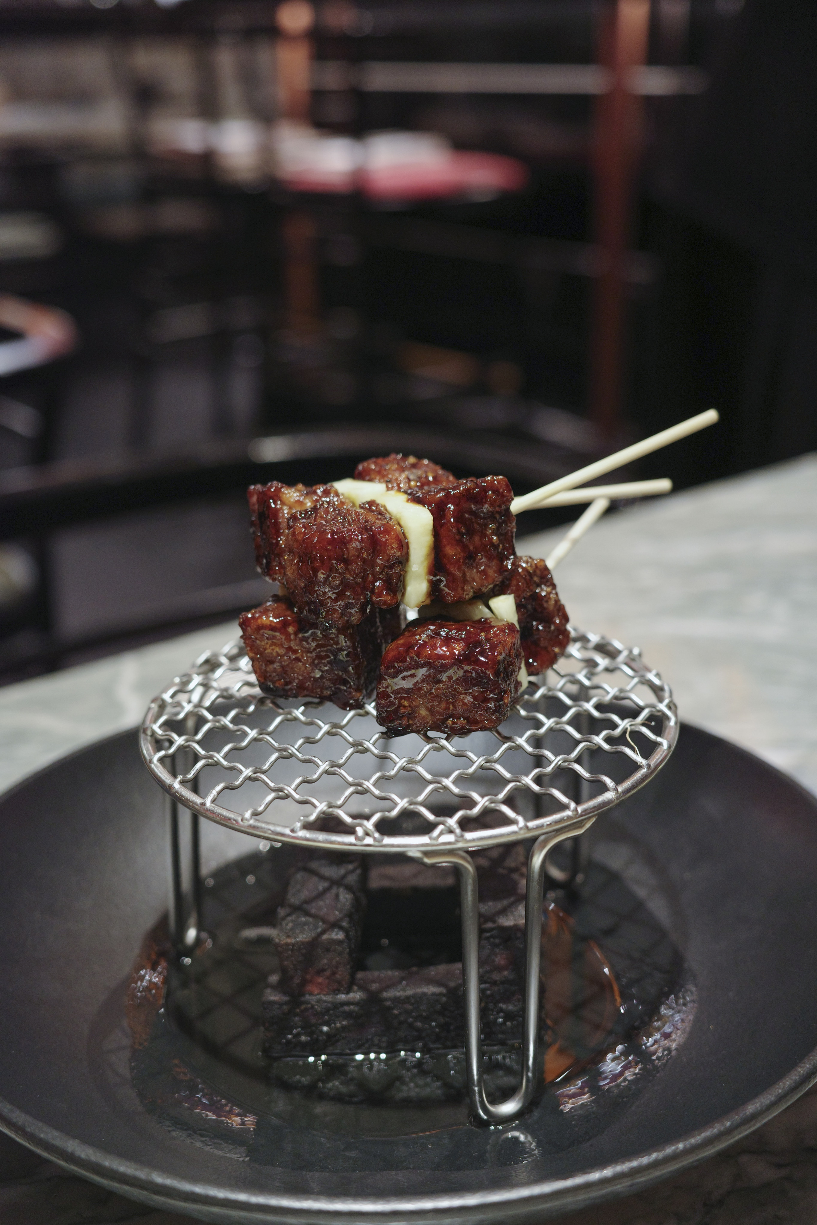 Charcoal-grilled beef from Nu Xiang Mu Dou, in Shanghai. Photo: Cyril Ip