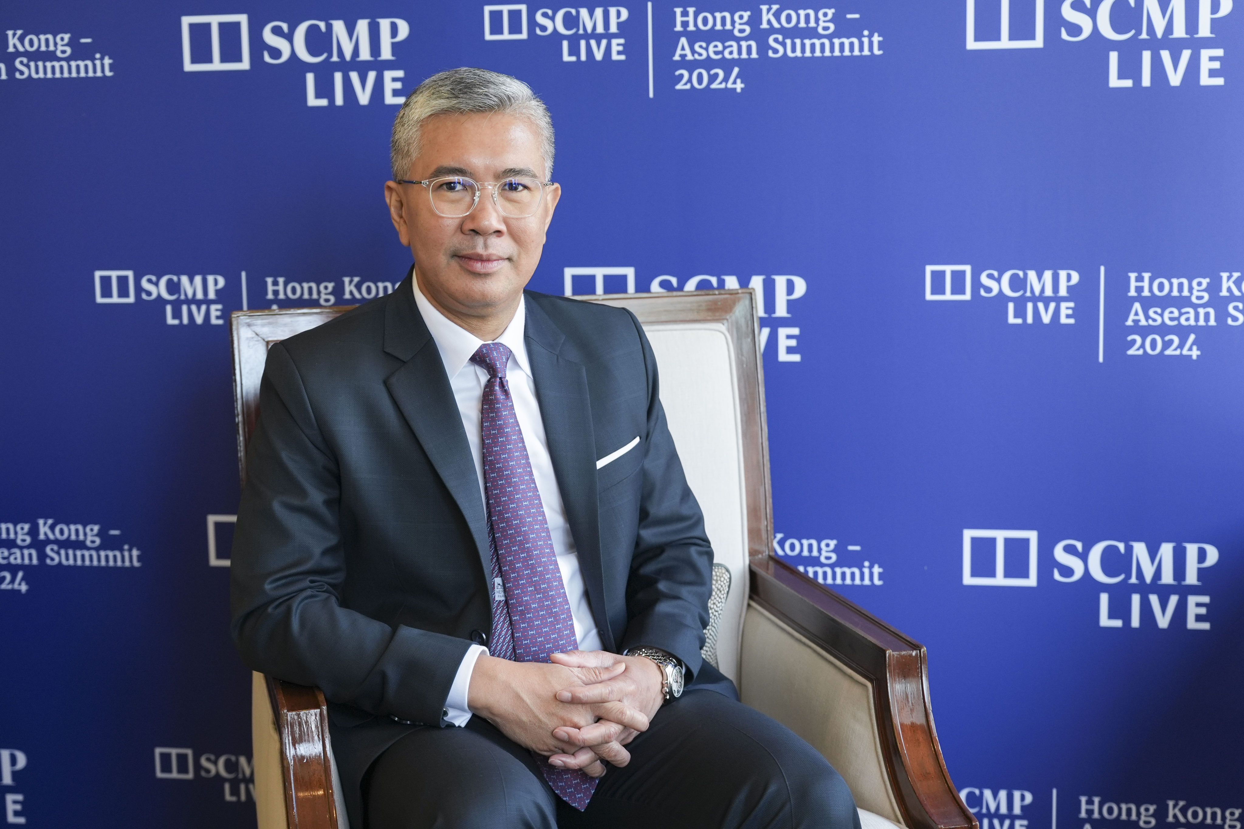 Malaysia’s Investment, Trade and Industry Minister Tengku Zafrul Aziz at The Hong Kong-Asean Summit 2024, held at the Conrad Hotel in Admiralty on Friday. Photo: Eugene Lee