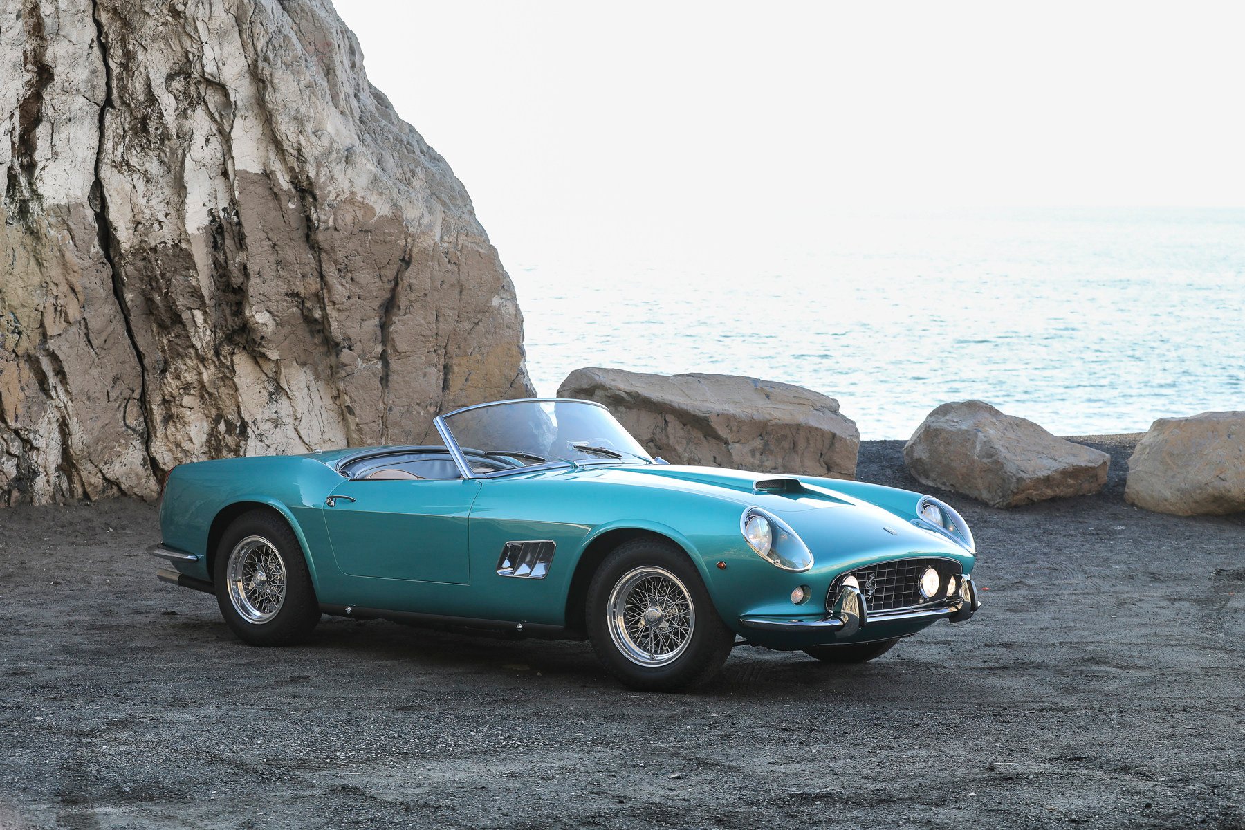 The 1962 Ferrari 250 GT SWB California Spider Gooding & Company sold for US$18 million in 2023. Photo: courtesy Christie’s Images Ltd.
