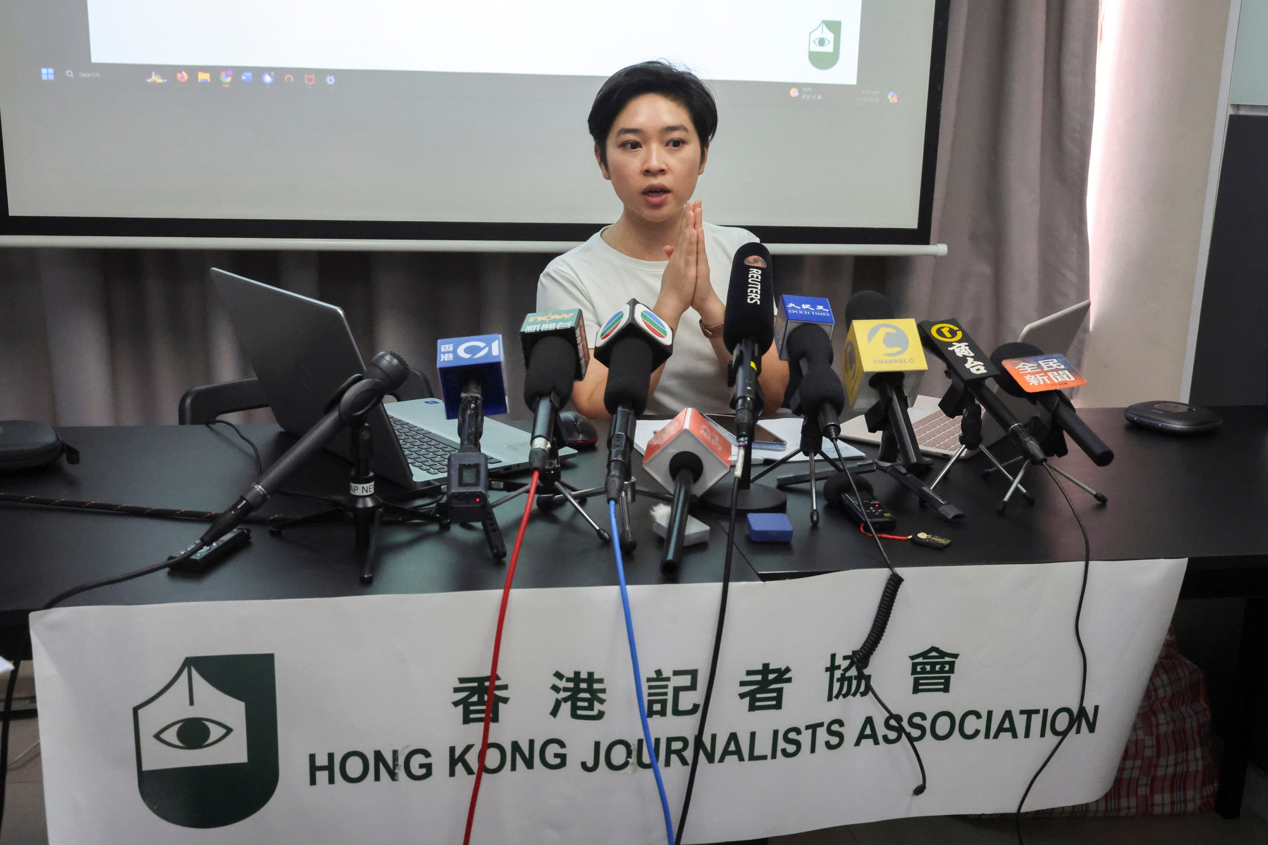 HKJA chairwoman Selina Cheng says the association is determined to bring attention to the intimidation campaign and send a signal it will not be tolerated. Photo: Dickson Lee