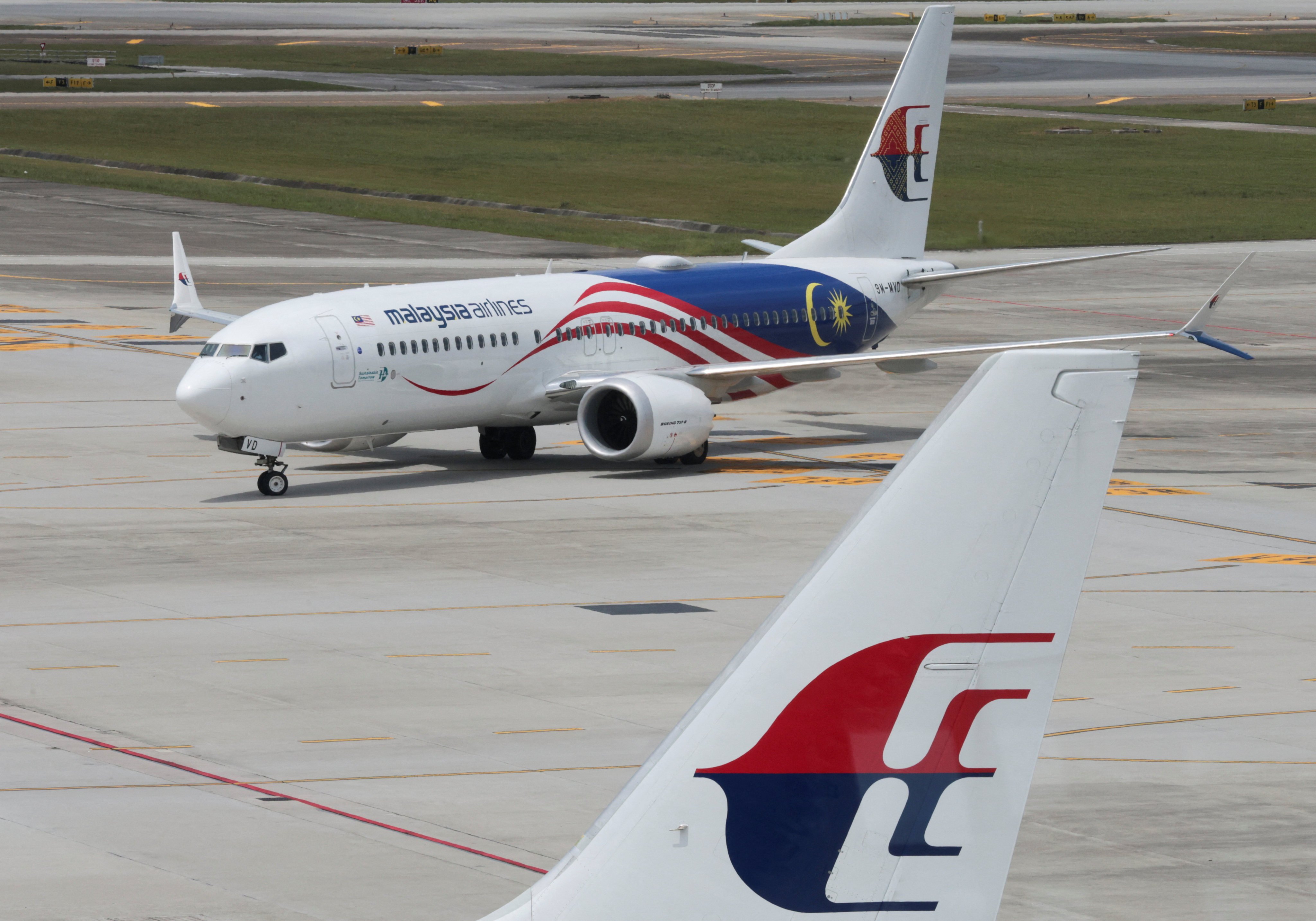 Malaysia Airlines planes parked on the tarmac at Kuala Lumpur International Airport in Sepang. Photo: Reuters