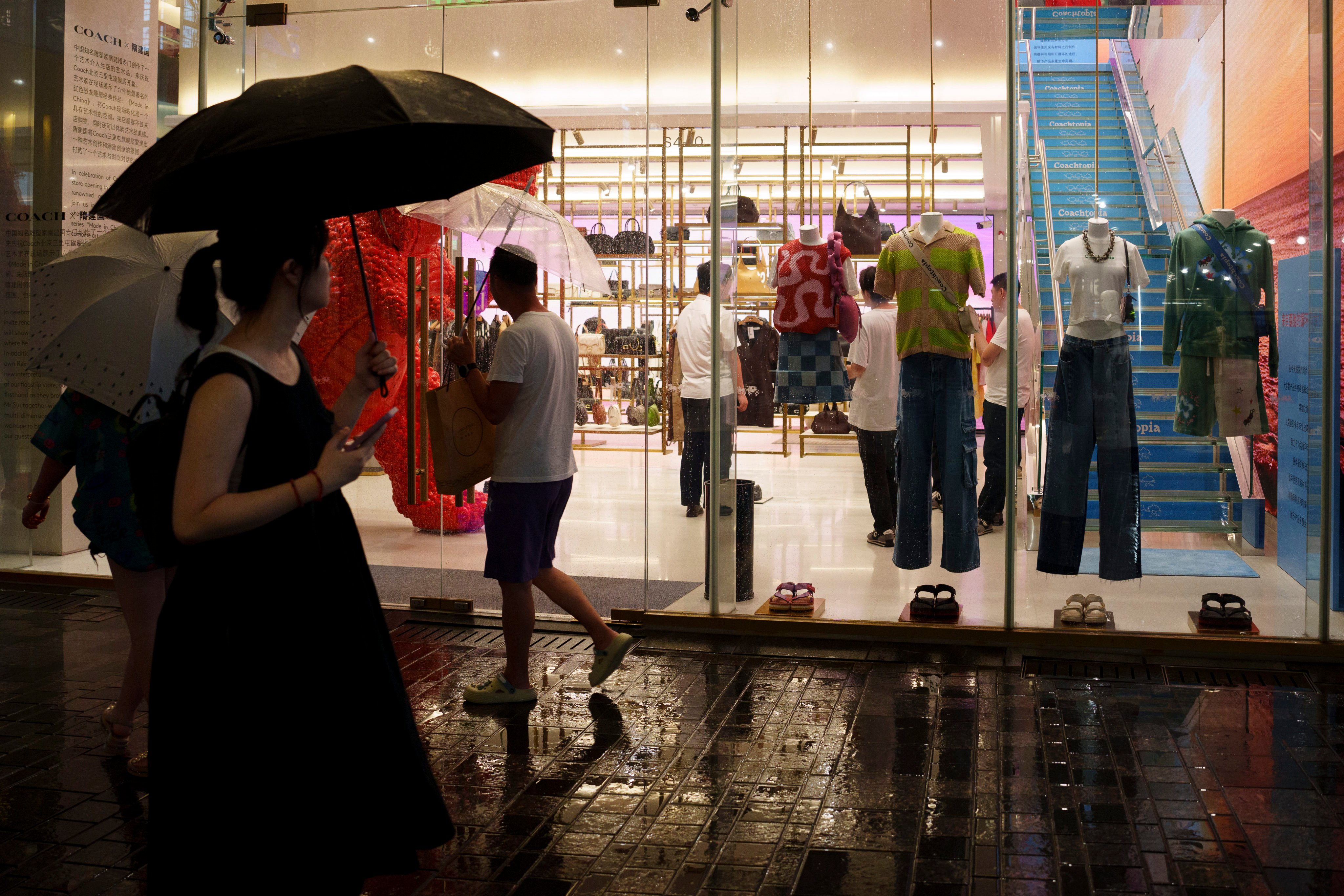 Retail sales and other economic metrics have continued to fall below expectations in China as numerous headwinds buffet the country’s growth. Photo: AP