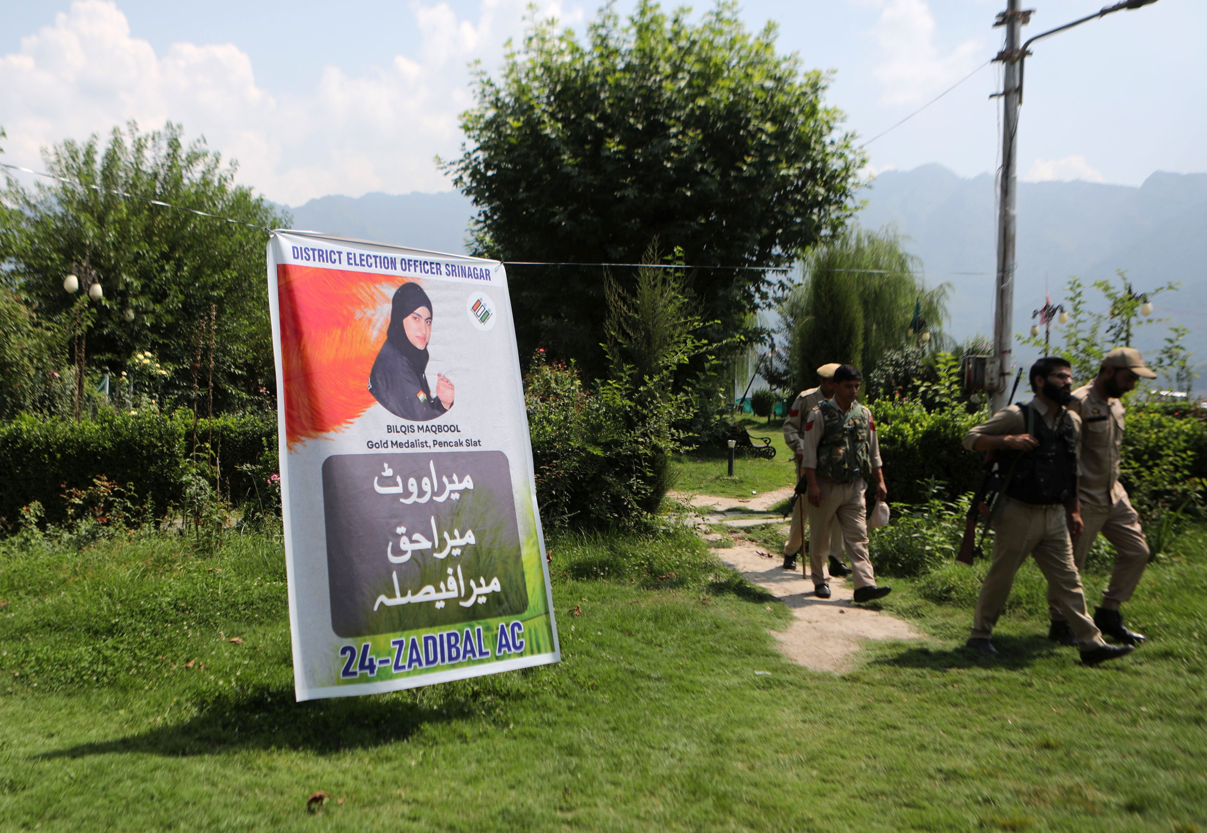 Security is tight in Kashmir after two soliders were killed ahead of regional elections later in September. File photo: EPA-EFE