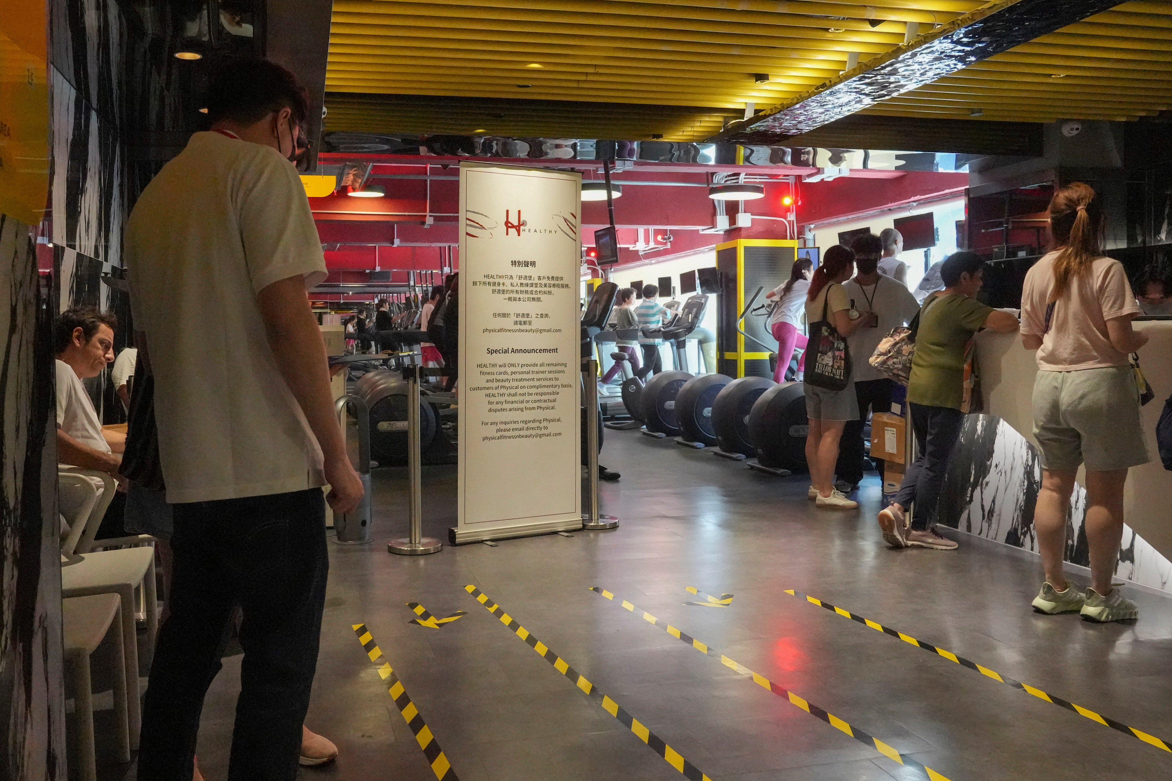 Healthy gym in Wan Chai. Some legal experts said earlier that customers needed to seek more background information about the company before signing a consent form. Photo: May Tse