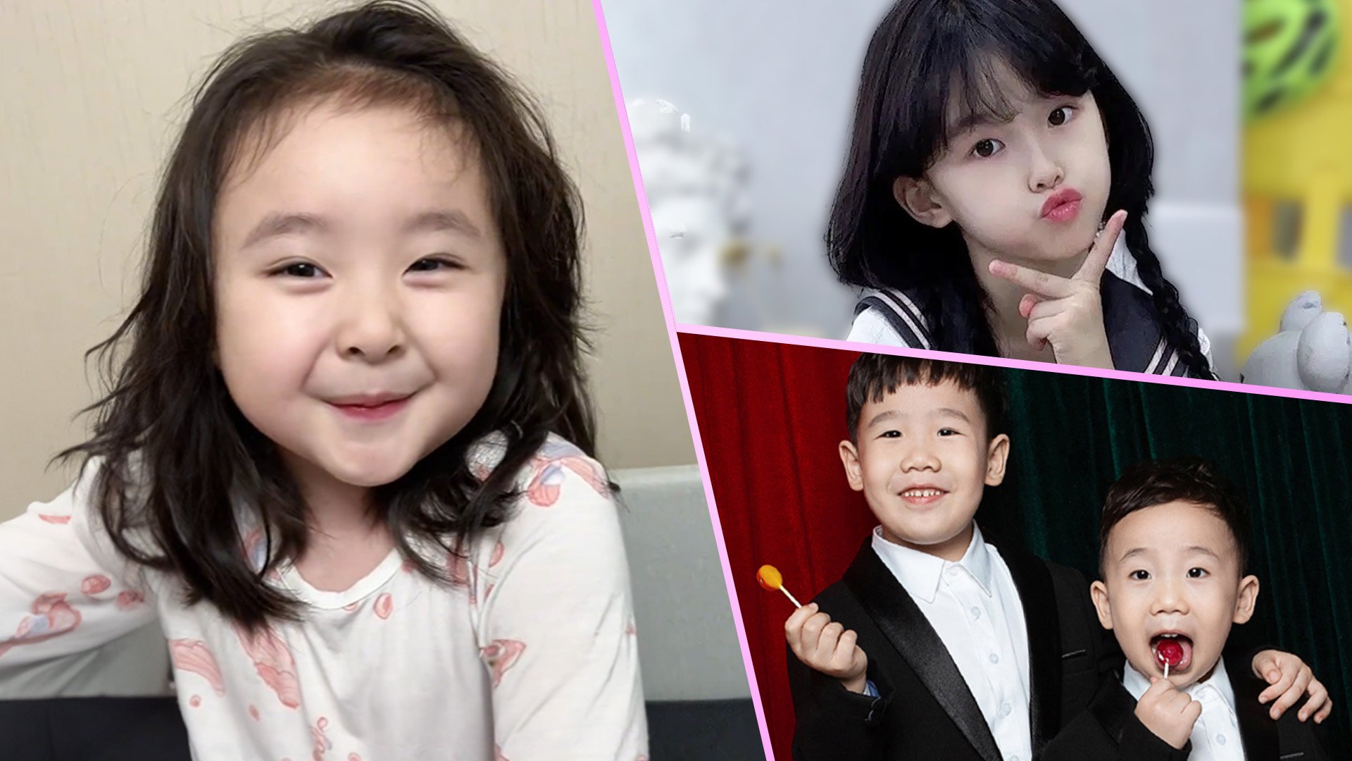 Child influencers in China whose popularity is on par with that of leading mainland movie stars. 
Photo: SCMP composite/Douyin/Sina
