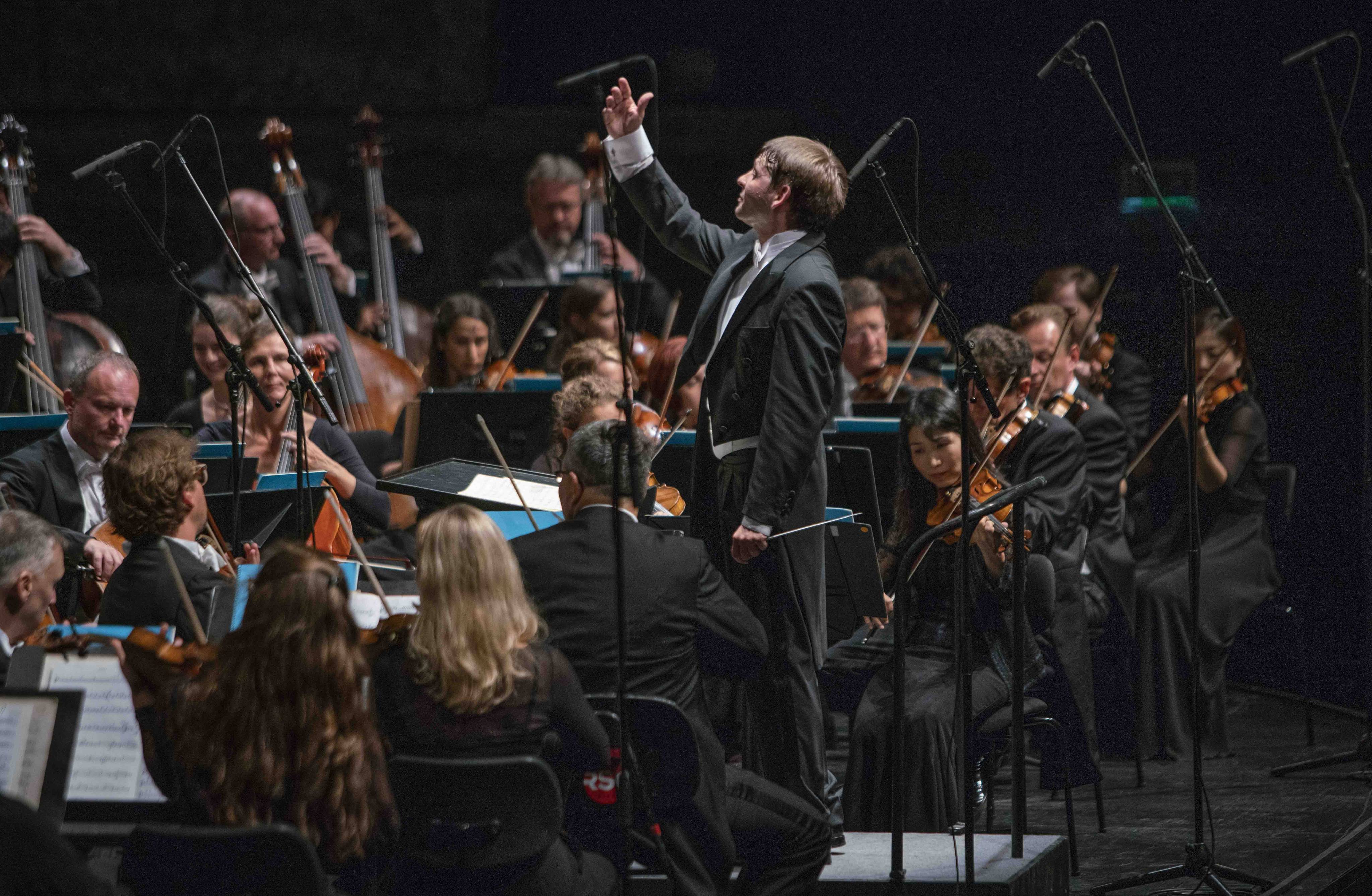 Each year, the Salzburg Festival and Rolex celebrate rising talent with the Herbert von Karajan Young Conductors Award. Pictured: Gabor Kali Conductor leading the Vienna Radio Symphony Orchestra. Photos: Handout