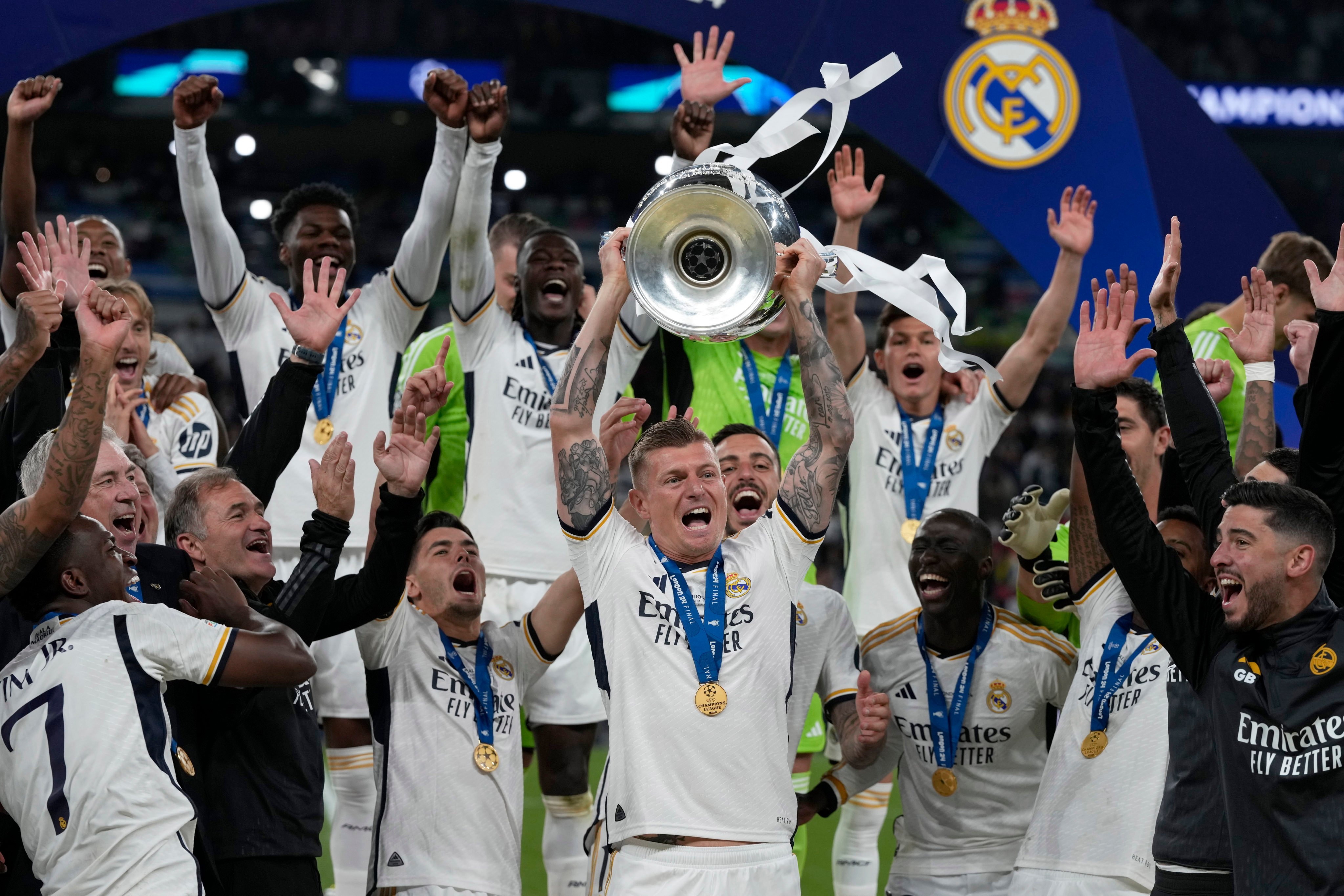 Uefa Champions League winners Real Madrid will be defending their trophy under a totally different format in 2024/25. Photo: AP