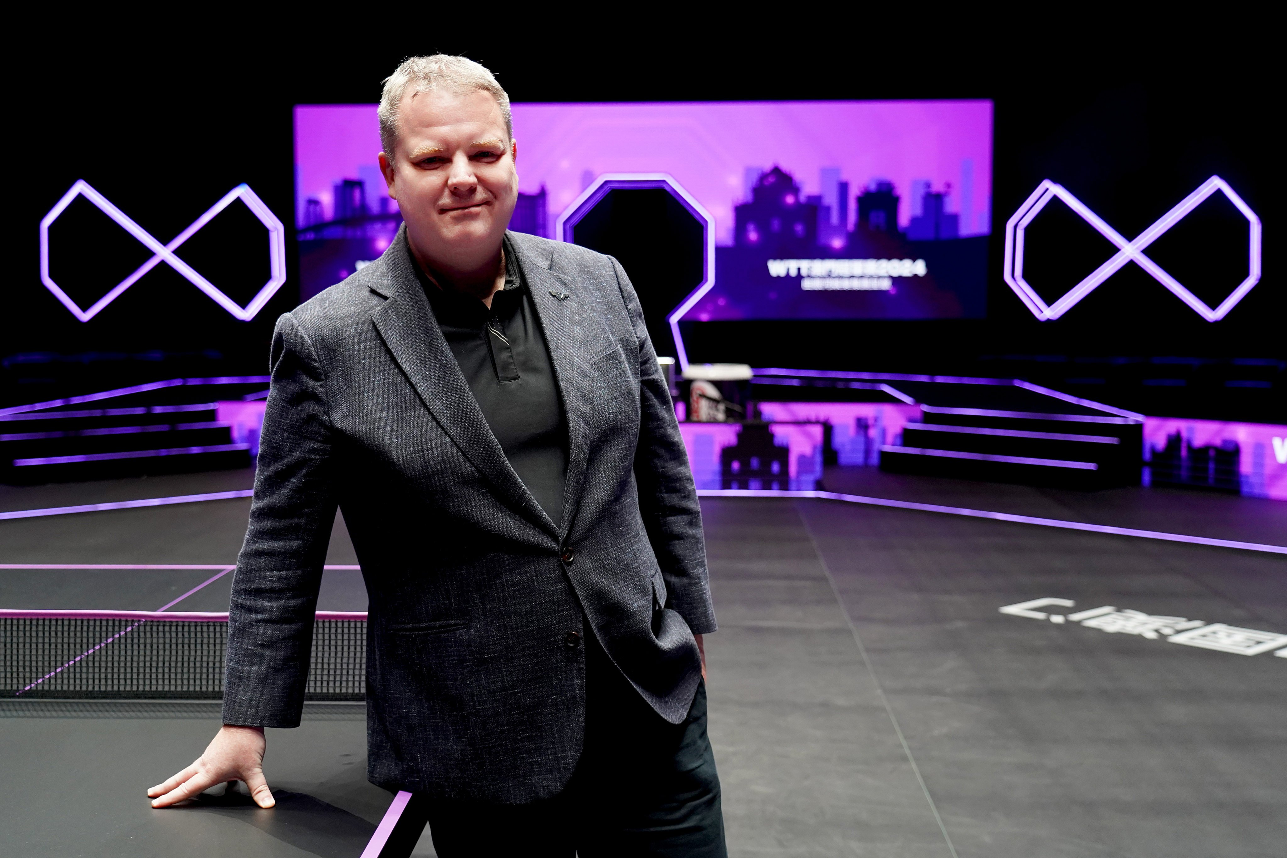 Steve Dainton, chief executive of WTT, says they are in talks with local officials about staging either a champions-level tournament, or the season-ending finals. Photo: World Table Tennis