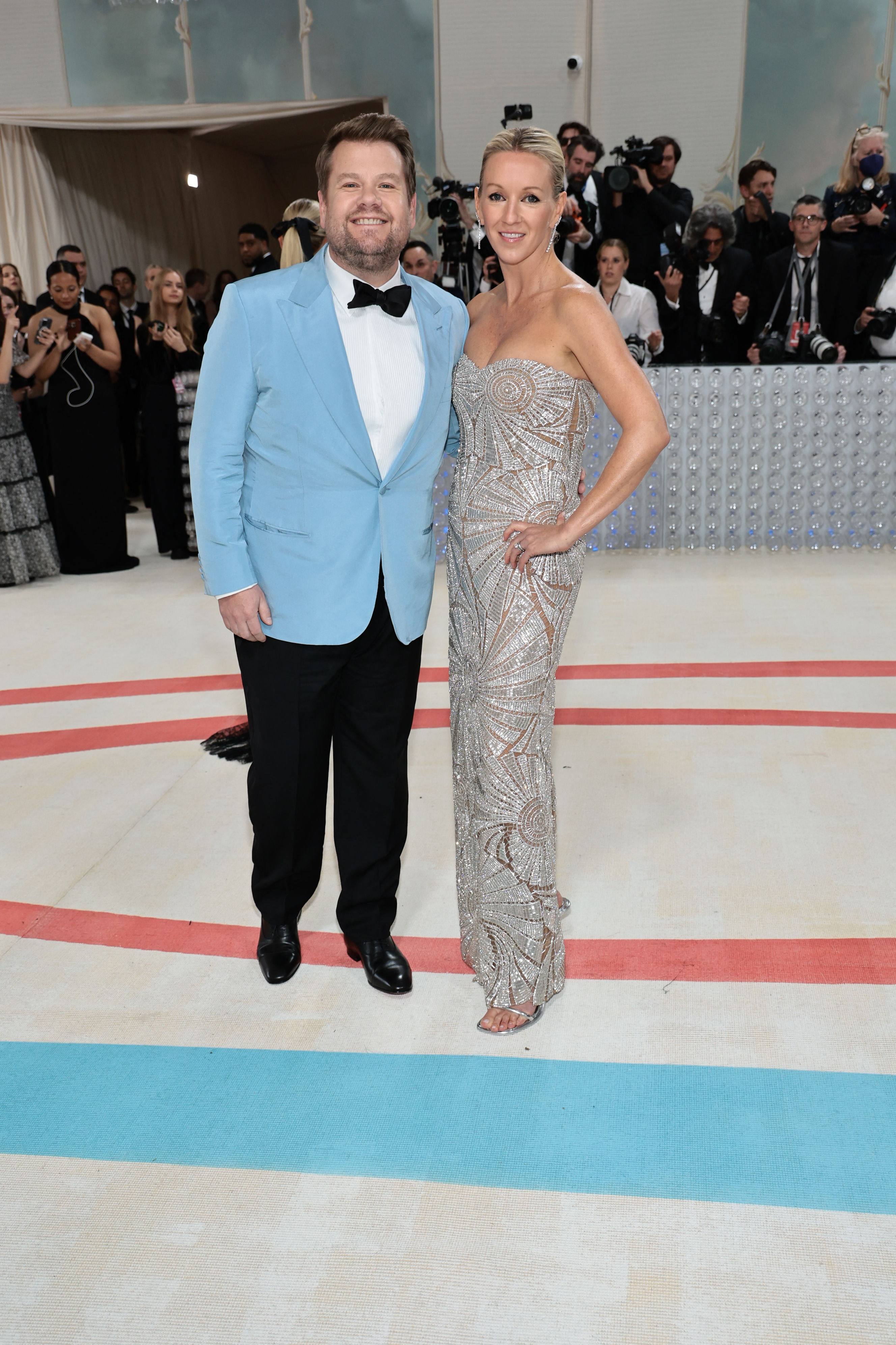 James Corden and Julia Corden at the Met Gala in 2023: the comedian made a name for himself in America but moved back to the UK with his wife and children last year. Photo: Getty Images via AFP