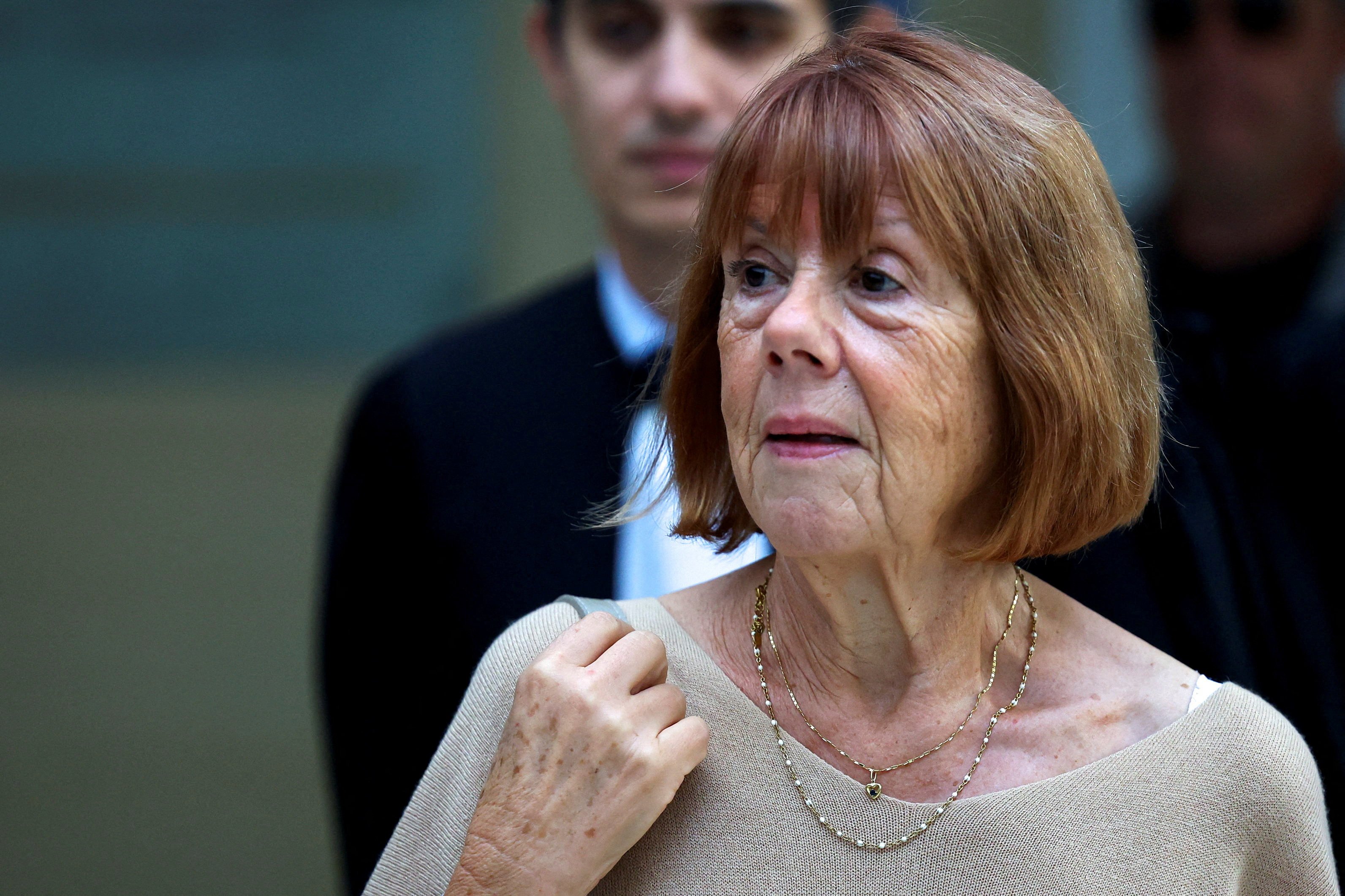 Gisele Pelicot, who has allegedly been drugged and raped by men solicited by her husband Dominique Pelicot, at the courthouse in Avignon, France. Photo: Reuters