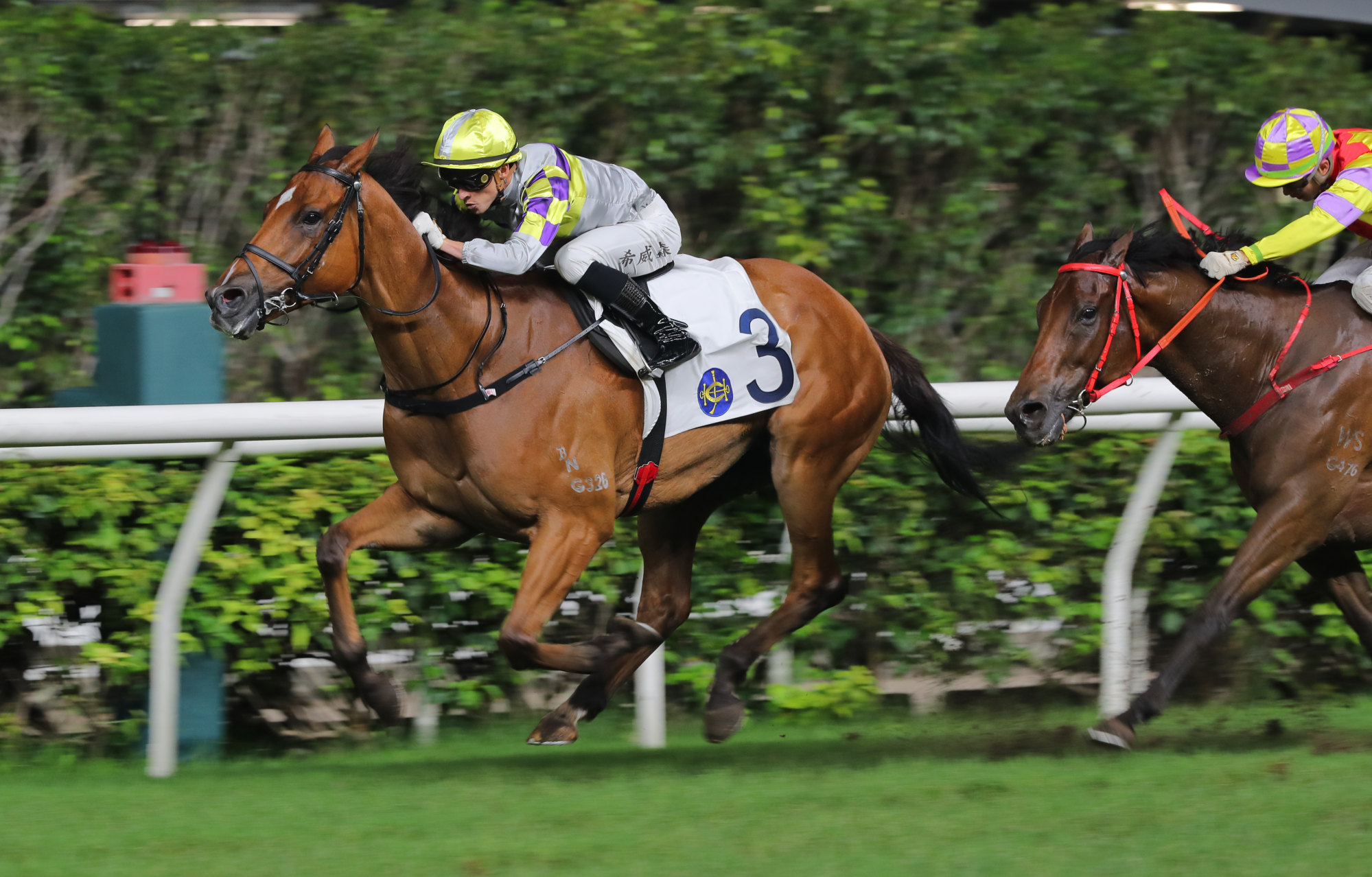 Yellowfin wins at Happy Valley in May under Lyle Hewitson.