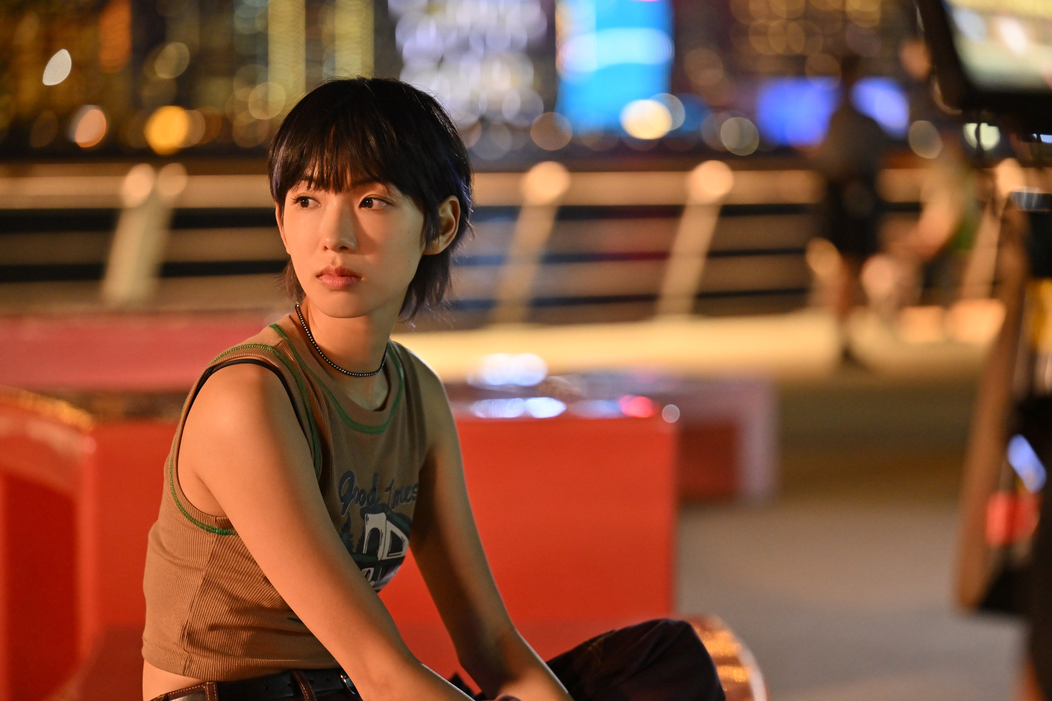 Gladys Li as Mei-chan in a still from Once in a Blue Moon.