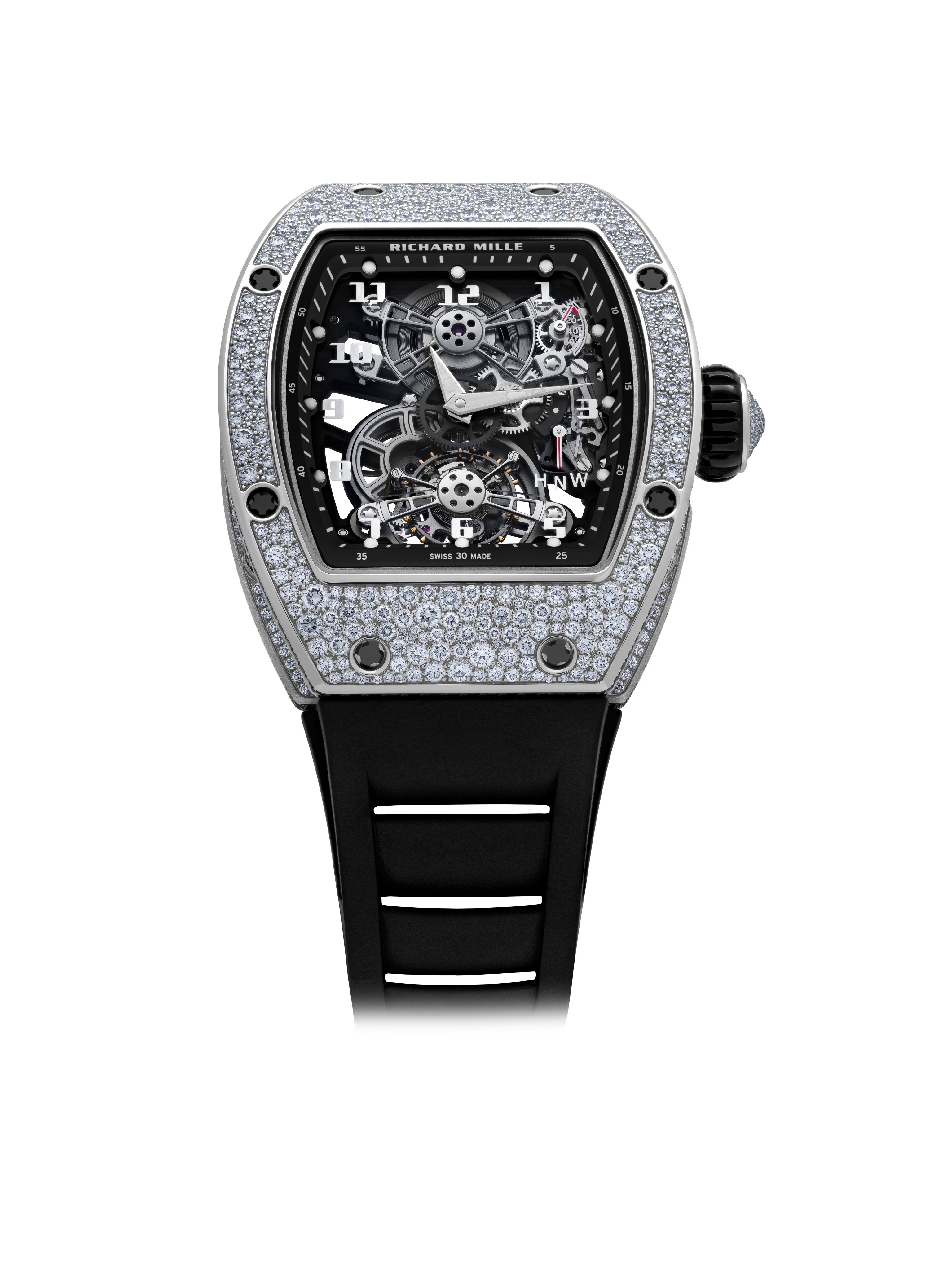 Richard Mille’s snow-set RM 17-01 Tourbillon highlights the watchmaker’s prowess as a jeweller. Photos: Handout