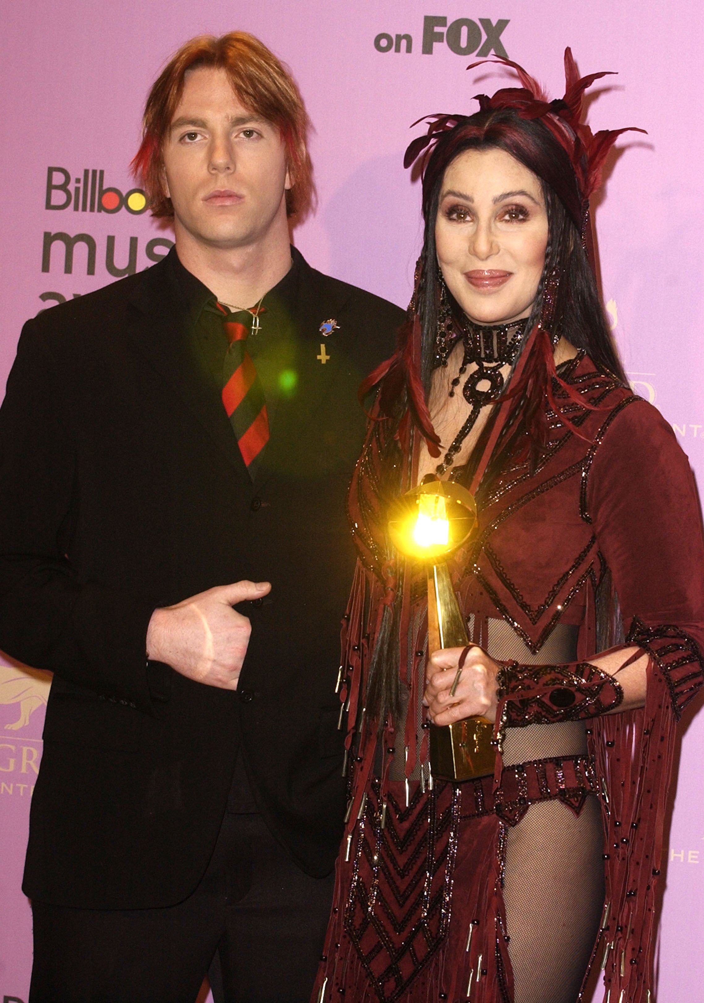 Elijah Blue Allman and his mum Cher at the 2002 Billboard Music Awards. Photo: WireImage