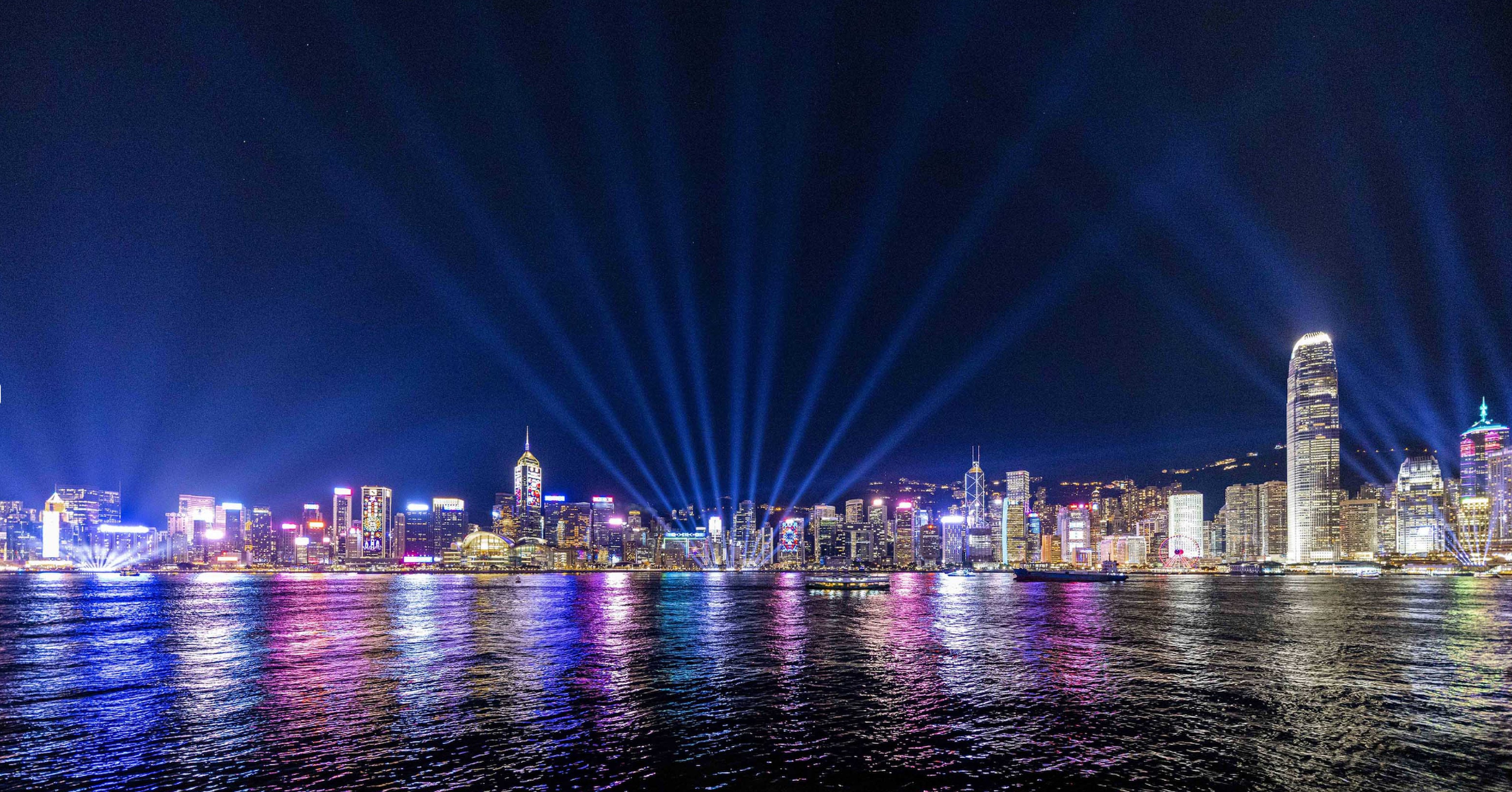 The Tourism Board will hold a special laser show at 8pm on September 28 at the Wan Chai waterfront. Photo: Hong Kong Tourism Board