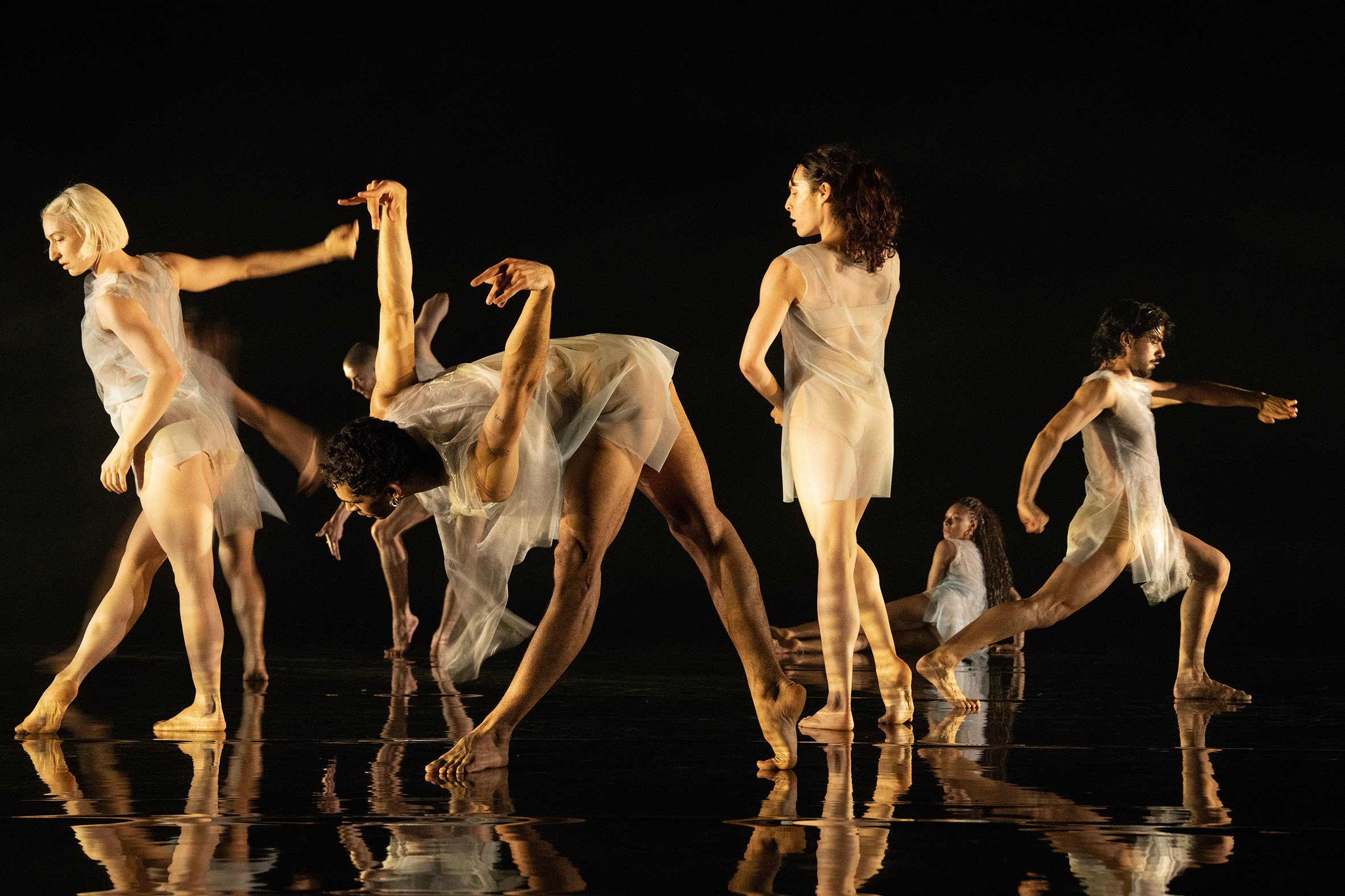 Company Wayne McGregor performs a scene from Deepstaria. Photo: Ravi Deepres