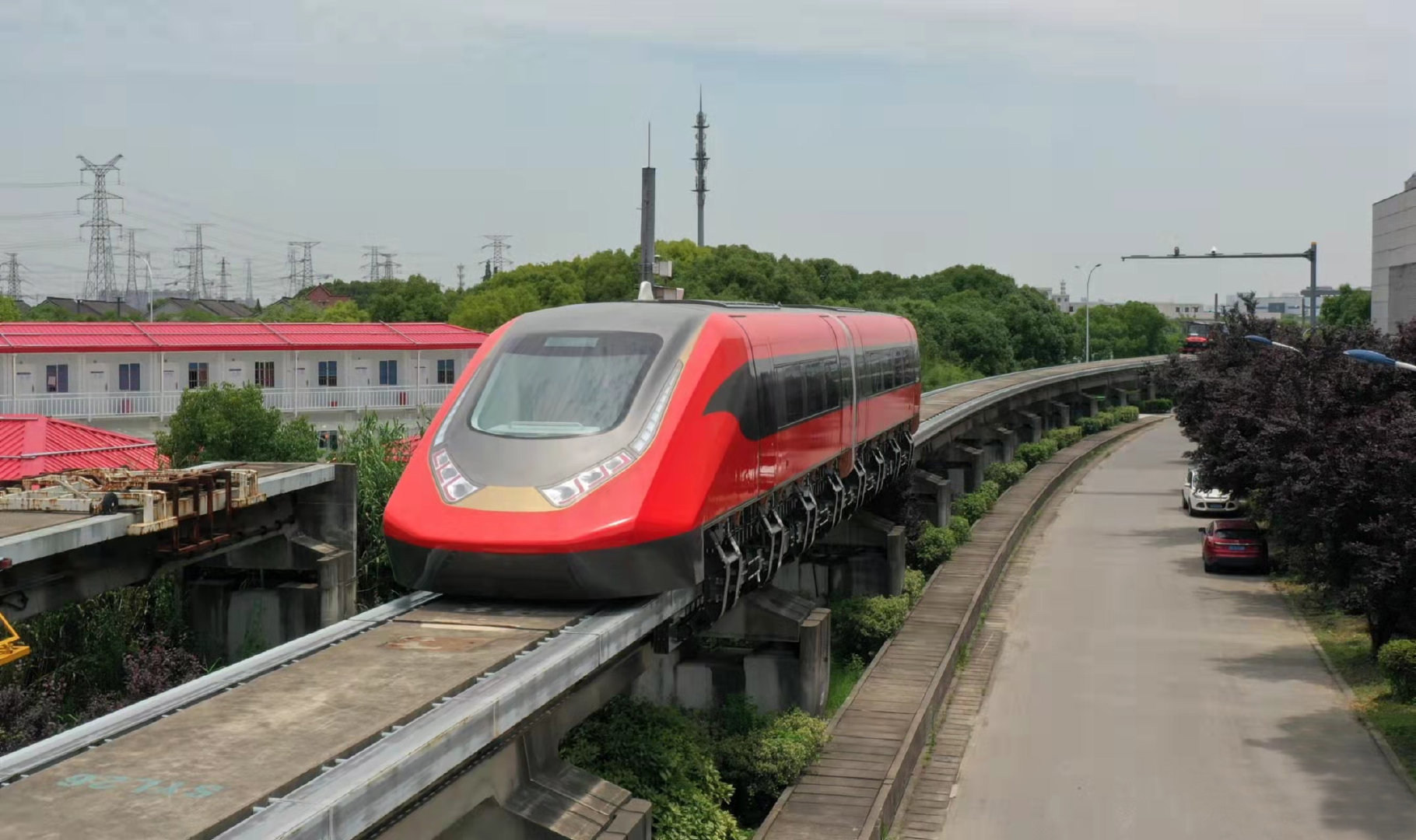 China has operational maglev trains in three cities: Shanghai, Changsha and Beijing. Photo: CRRC Zhuzhou Locomotive Co