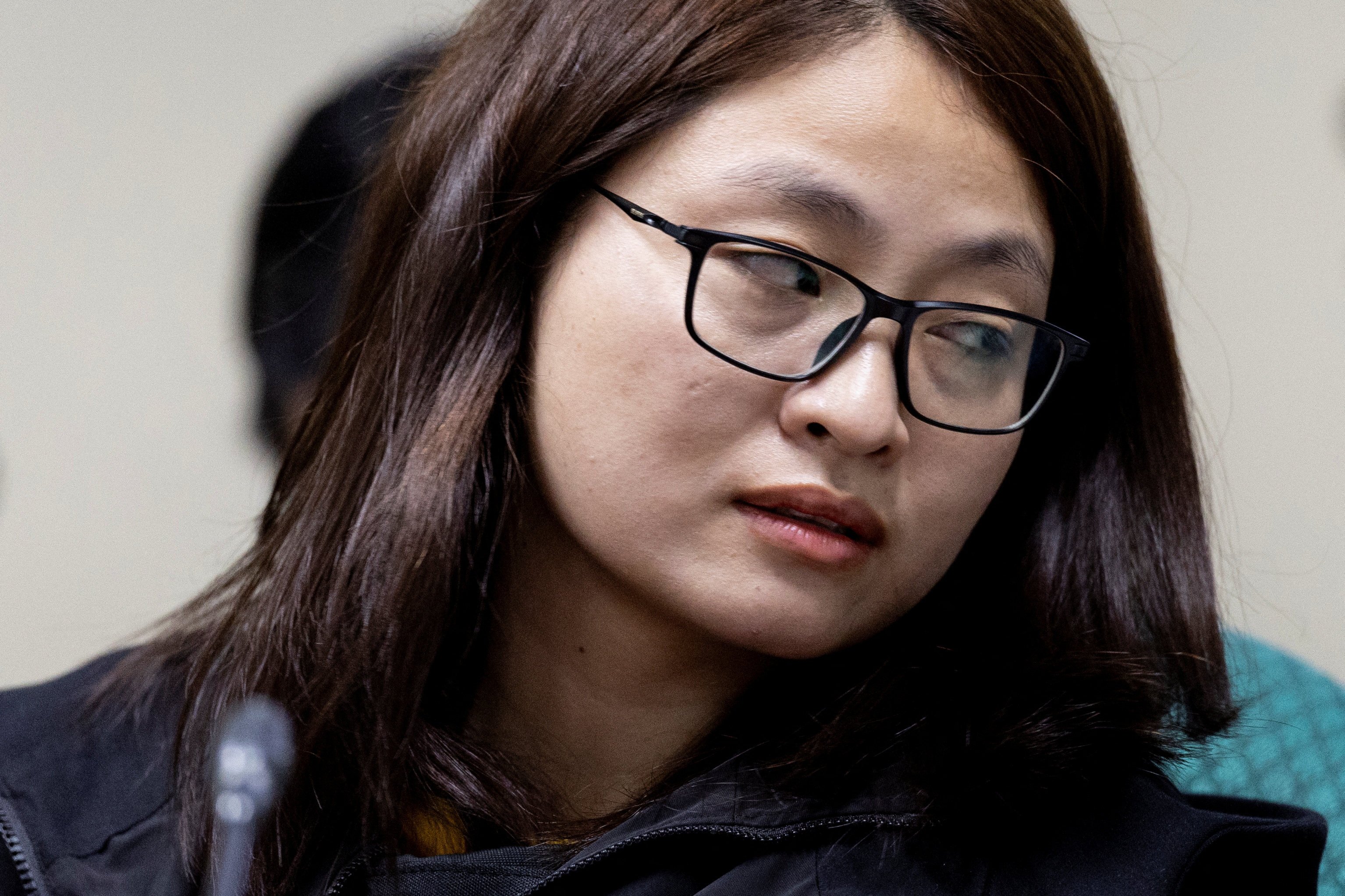 Alice Guo, also known as Chinese national Guo Hua Ping, attends a Philippine Senate hearing on September 9. Photo: Reuters