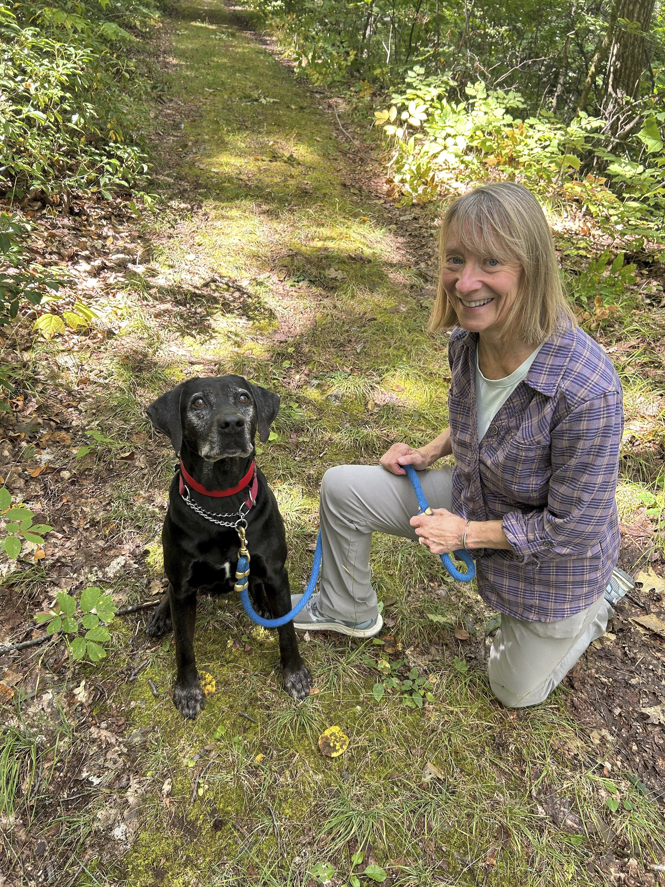 Susannah Johnston has been injured three times while walking her dog. Photo: Vincent Cohan via AP