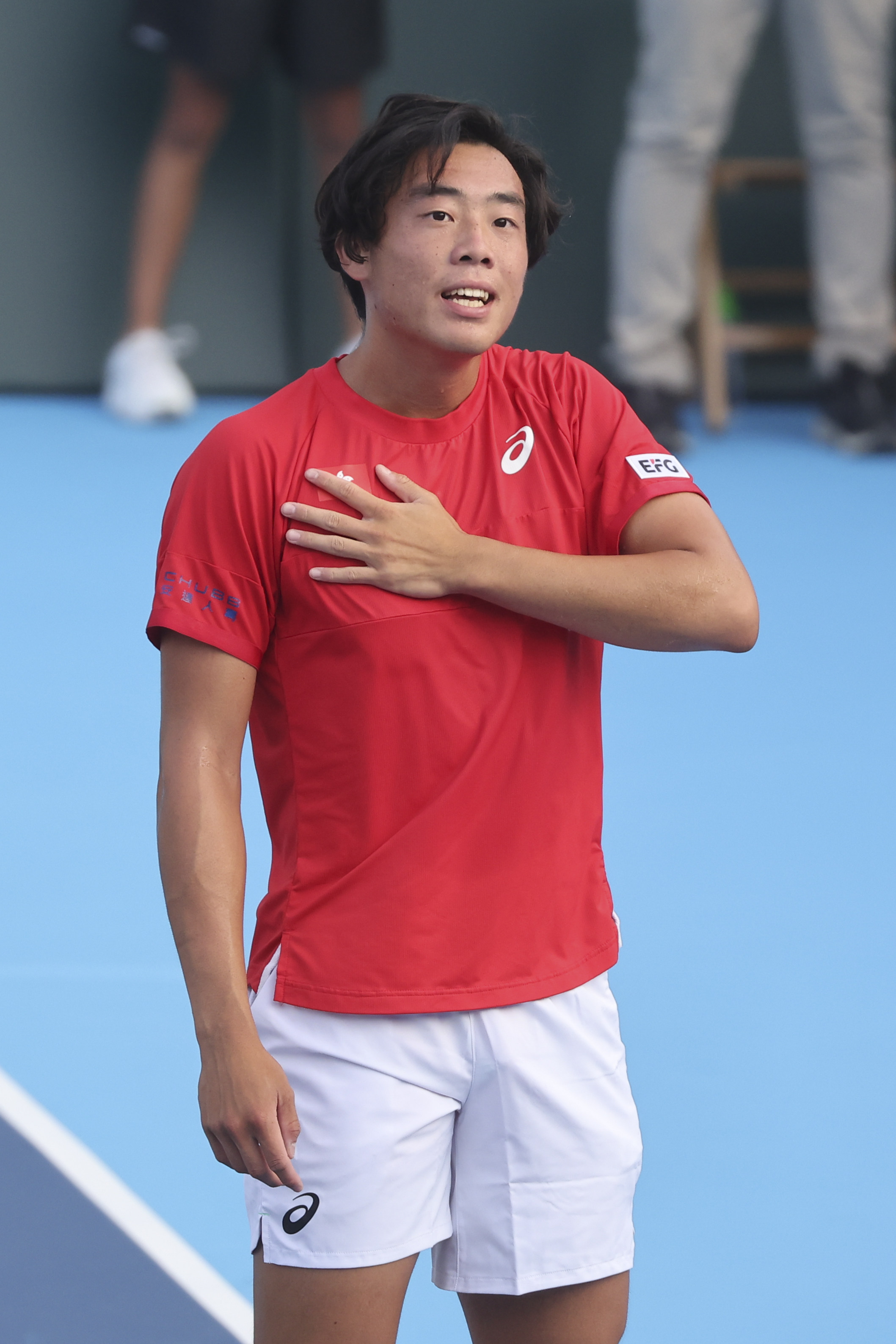 Coleman Wong Wong will now face fourth-seeded American Brandon Nakashima in the round of 16. Photo: SCMP/Edmond So