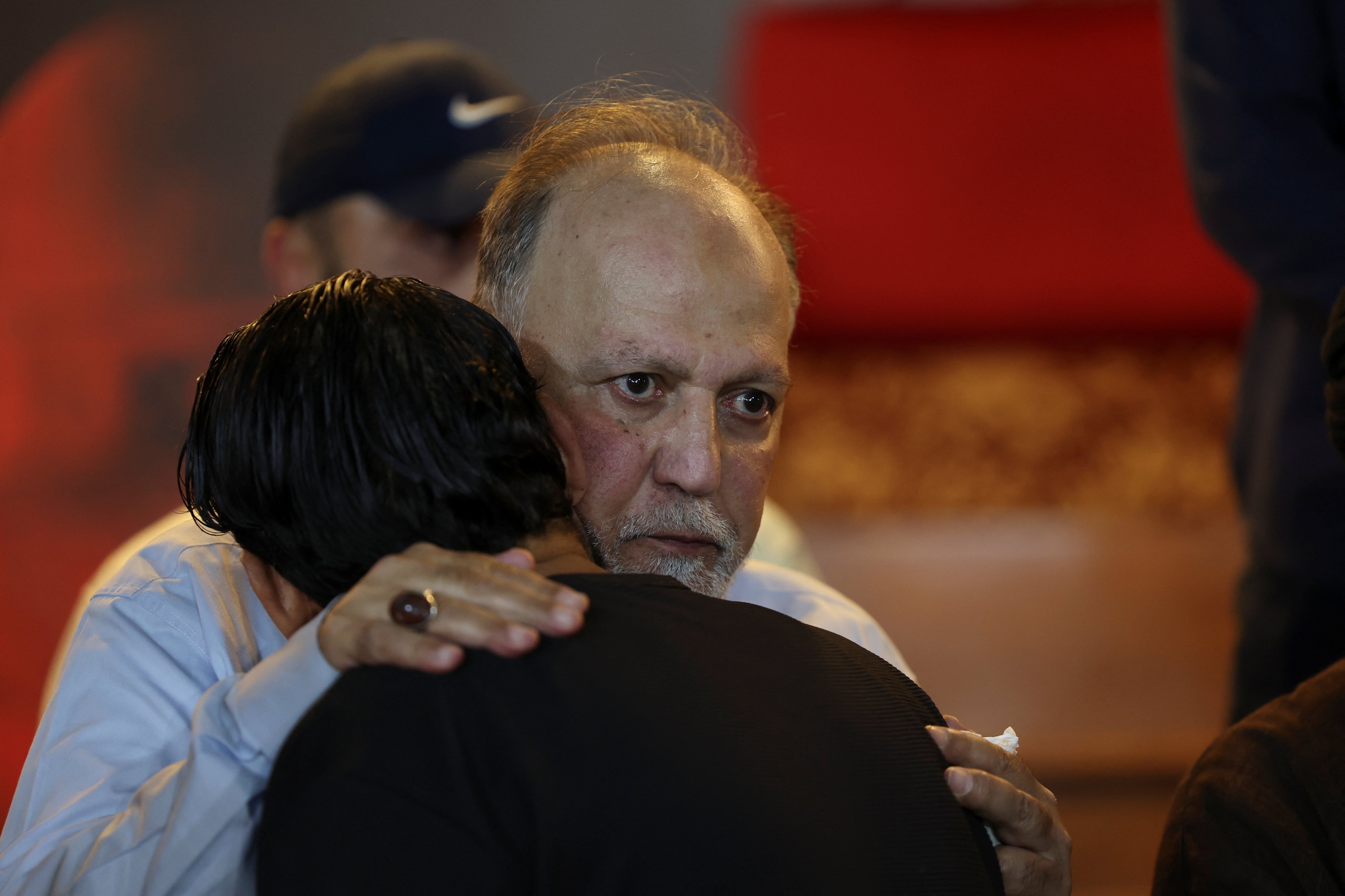 Hezbollah member of the Lebanese parliament, Ali Ammar, accepts condolences for his son who died in the detonation of pagers that killed at least eight people and wounded 2,750 others. Photo: Reuters