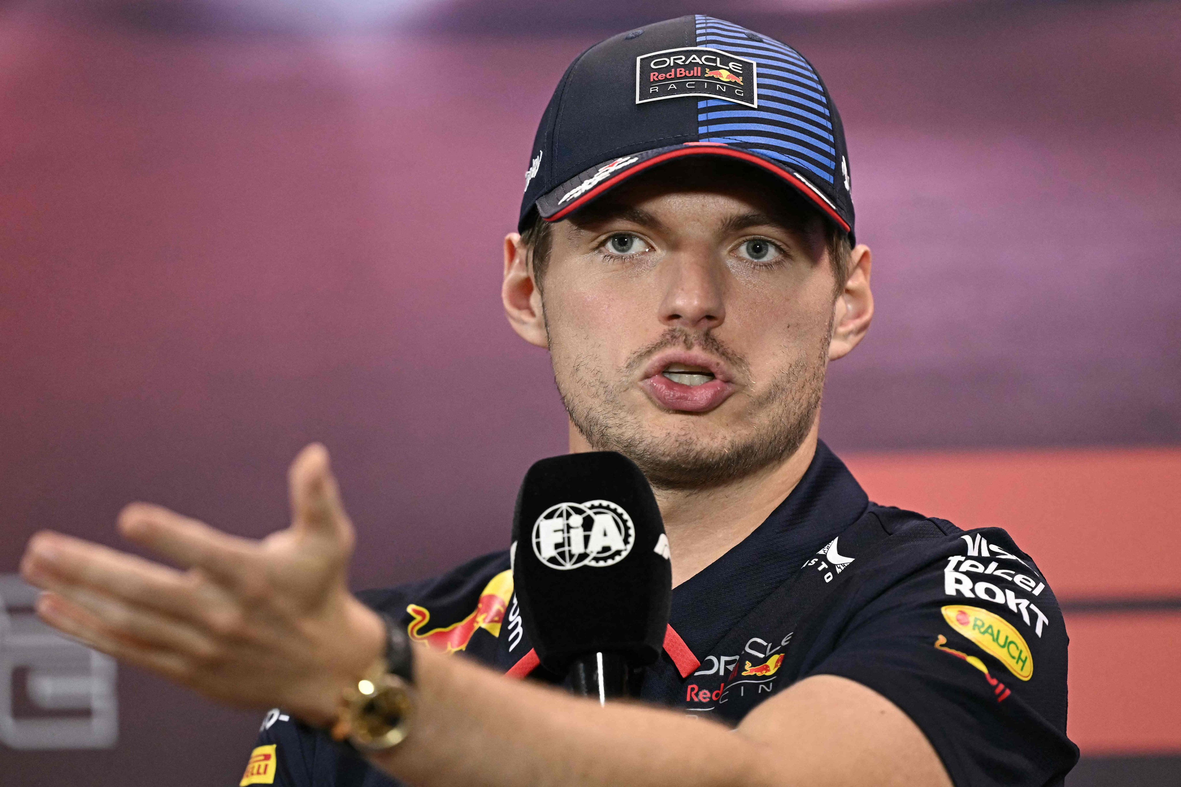 Red Bull’s Dutch driver Max Verstappen says the governing body is going too far and is fighting a losing battle when it comes to swearing. Photo: AFP