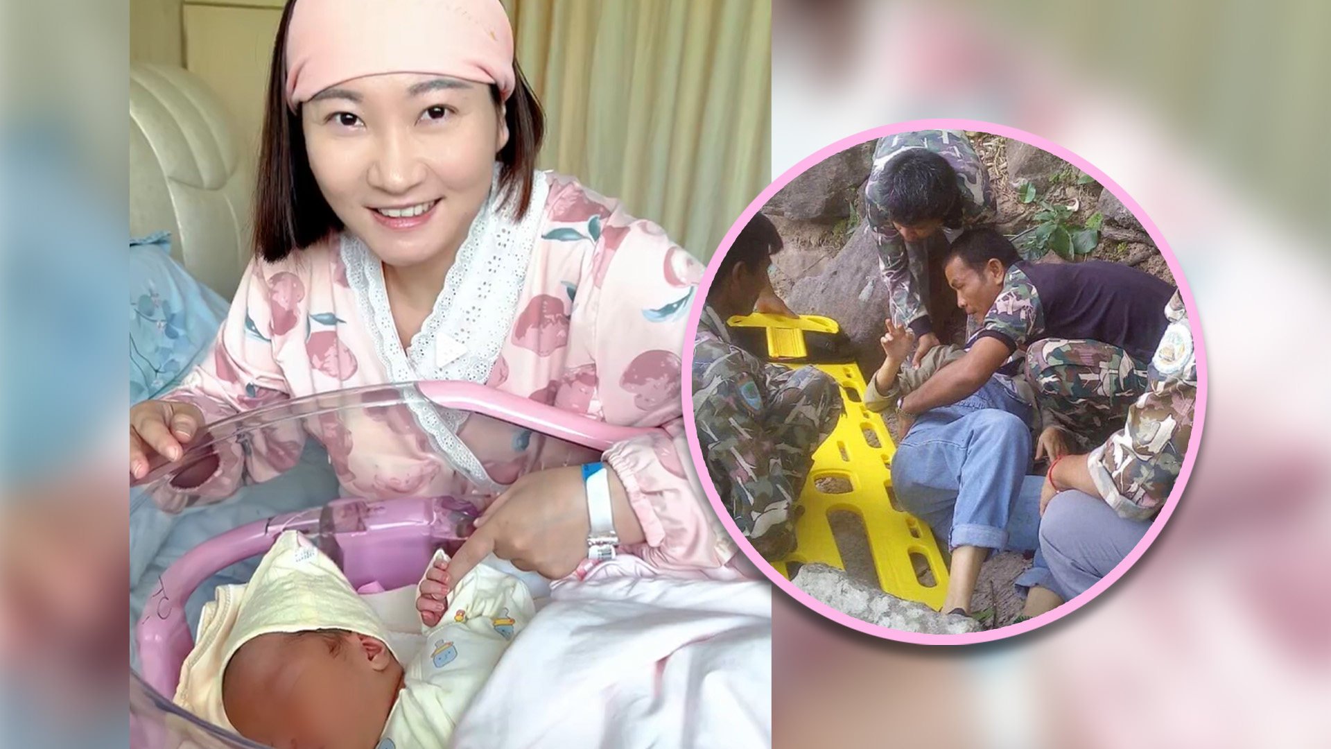 Wang, who tragically lost her unborn child five years ago when her husband pushed her off a cliff in Thailand, has welcomed a new son during the Mid-Autumn Festival. Photo: SCMP composite/Weibo/Royal Thai Police