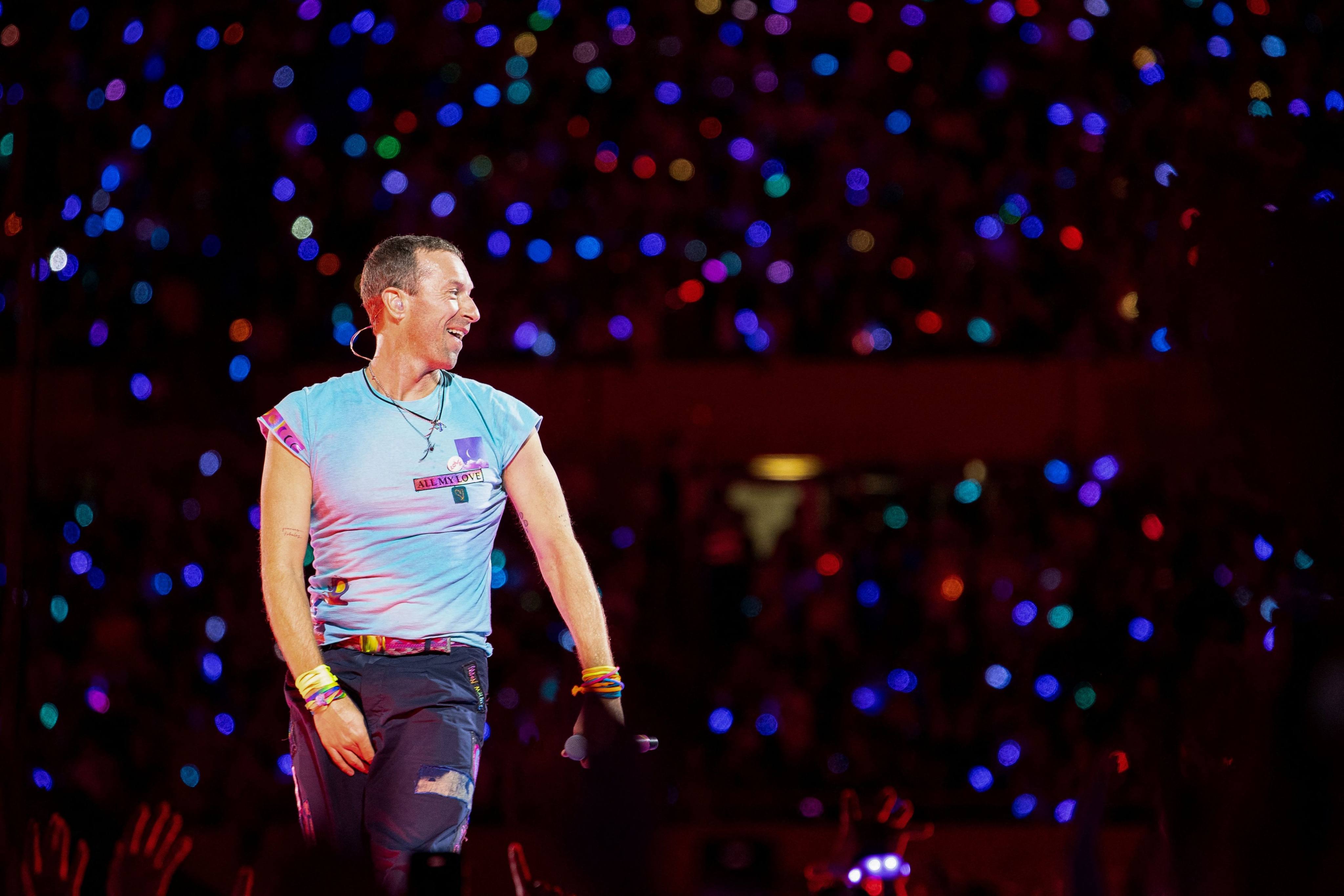 Coldplay has confirmed it will be coming to the city in April of next year. Photo: AFP