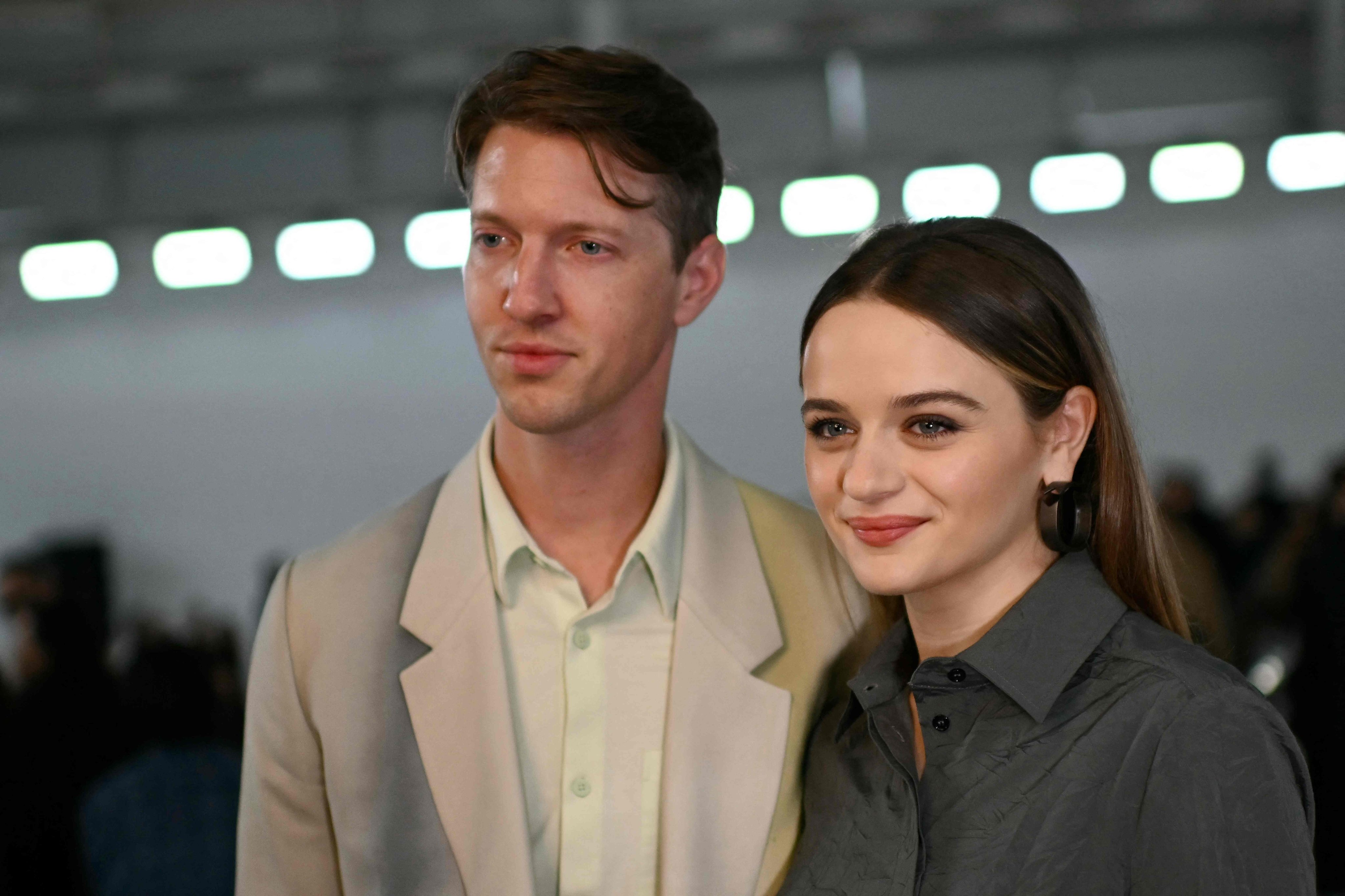 US actress Joey King and her husband Steven Piet before the start of the Max Mara collection show at Milan’s Fashion Week womenswear spring/summer 2025, on September 19, in Milan. Photo: AFP