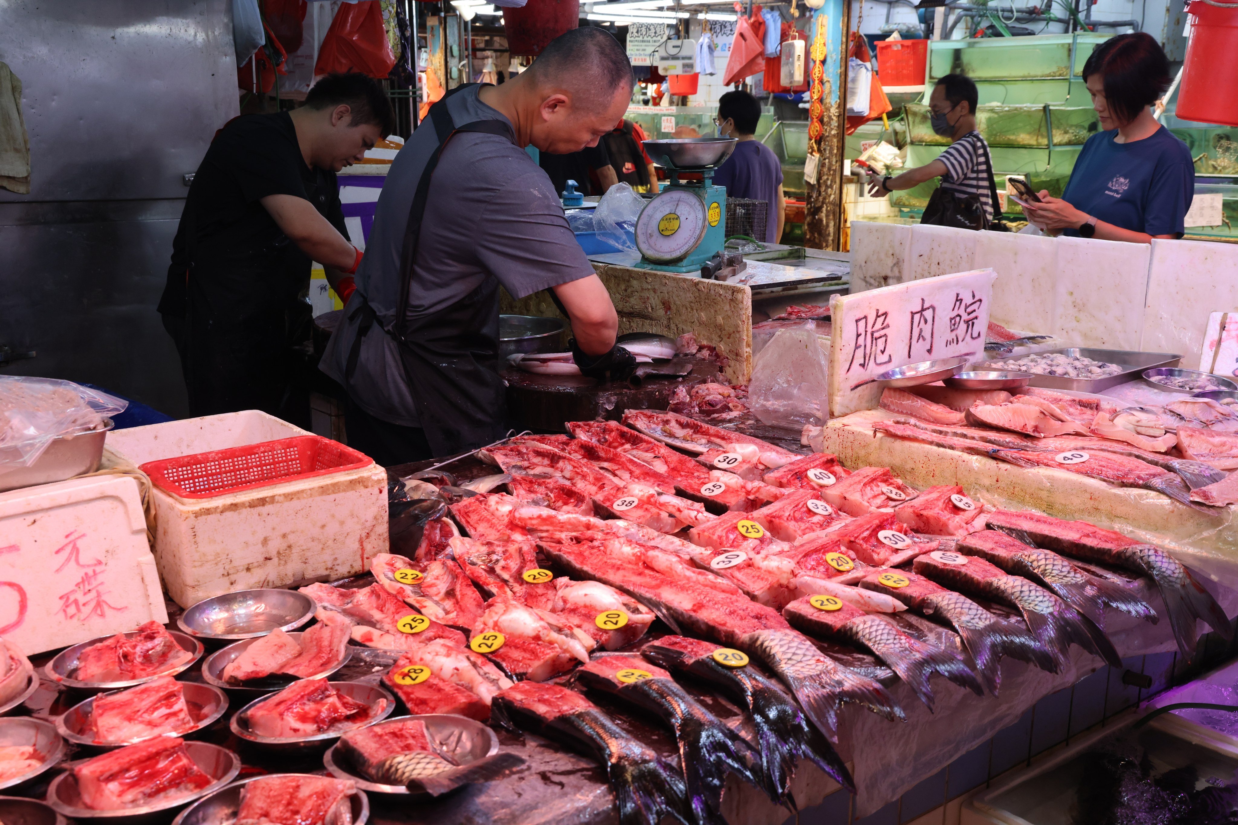 People have been urged to wear gloves when handling raw freshwater fish. Photo: Jelly Tse