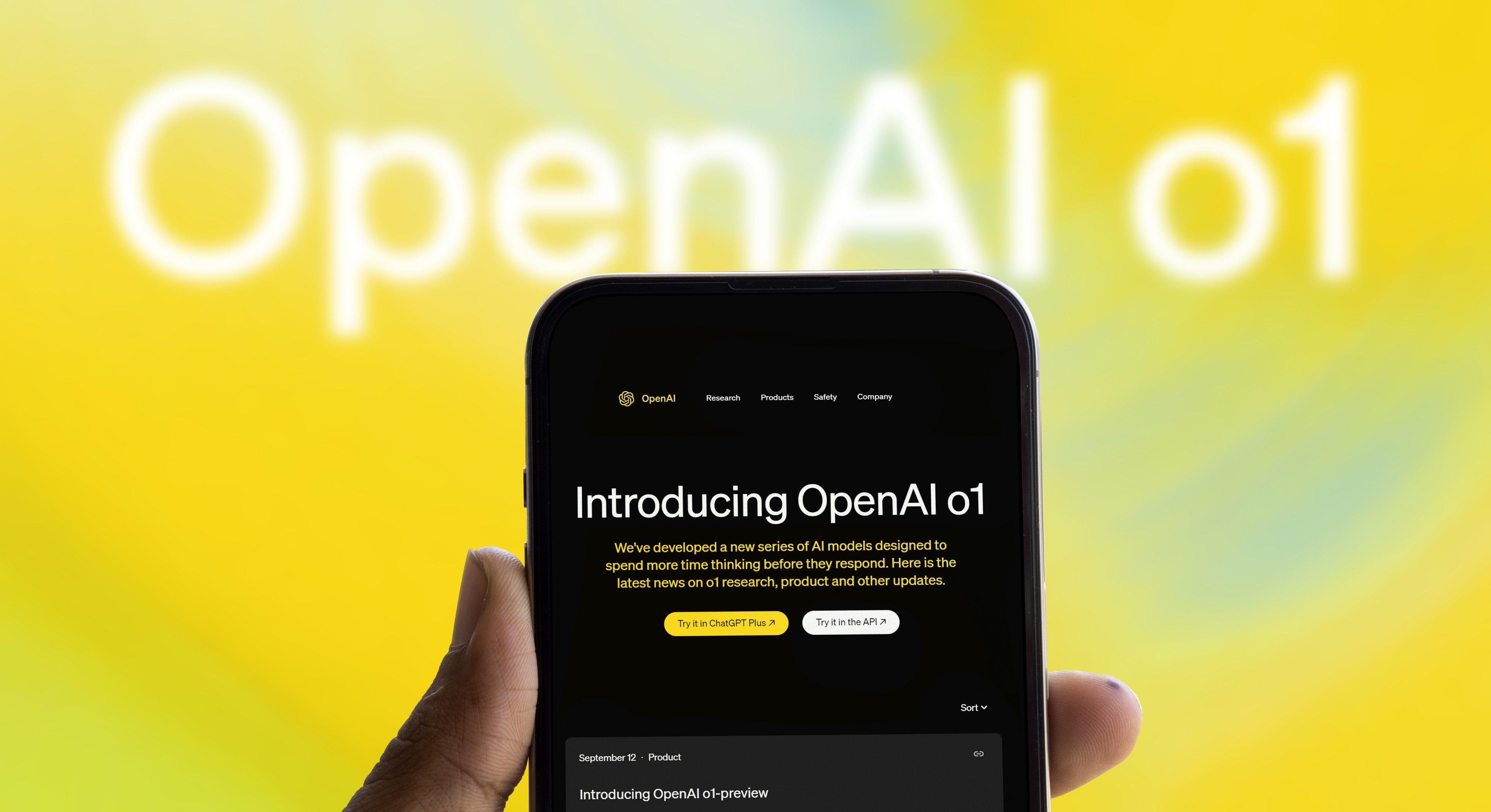 OpenAI o1 was previewed earlier this month by the ChatGPT creator. Photo: Shutterstock