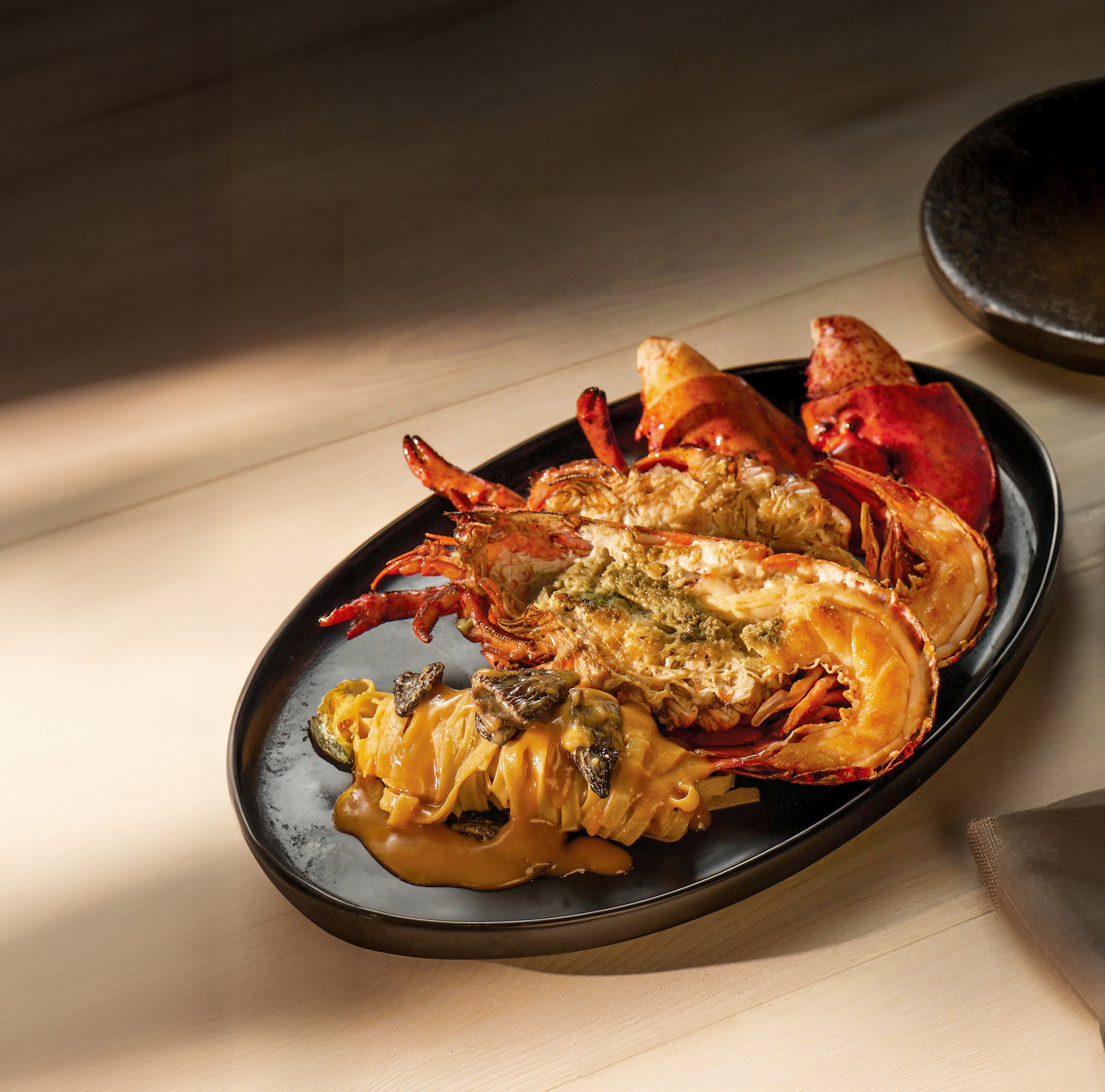 Fish Bar’s executive chef Tony Wong saw how many fish bones were left over from the hotel’s daily buffet – and made fettuccine with them. Photo: JW Marriott Hotel Hong Kong,