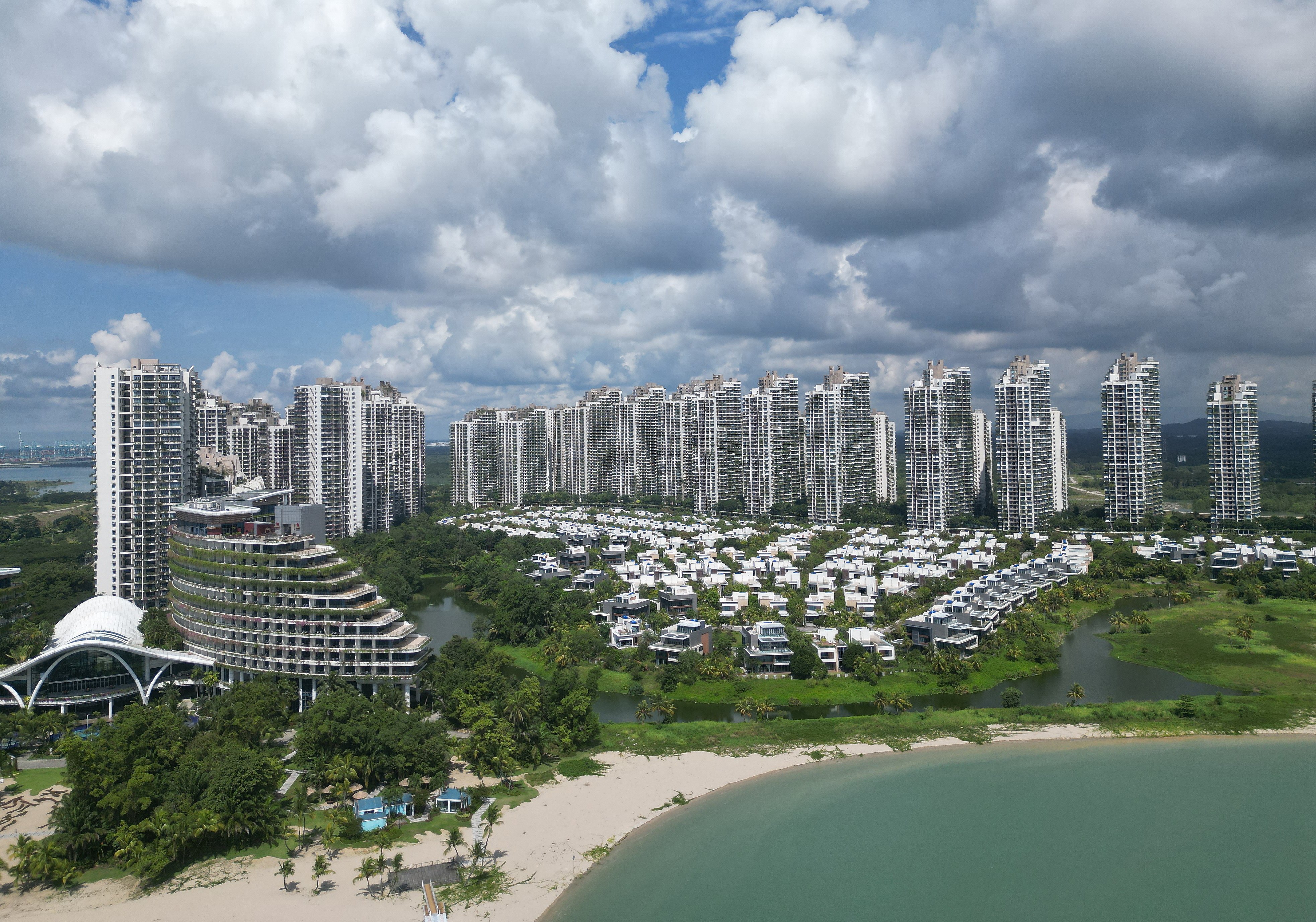 A view of Chinese developer Country Garden’s Forest City development in Johor Bahru, Malaysia. Photo: EPA-EFE