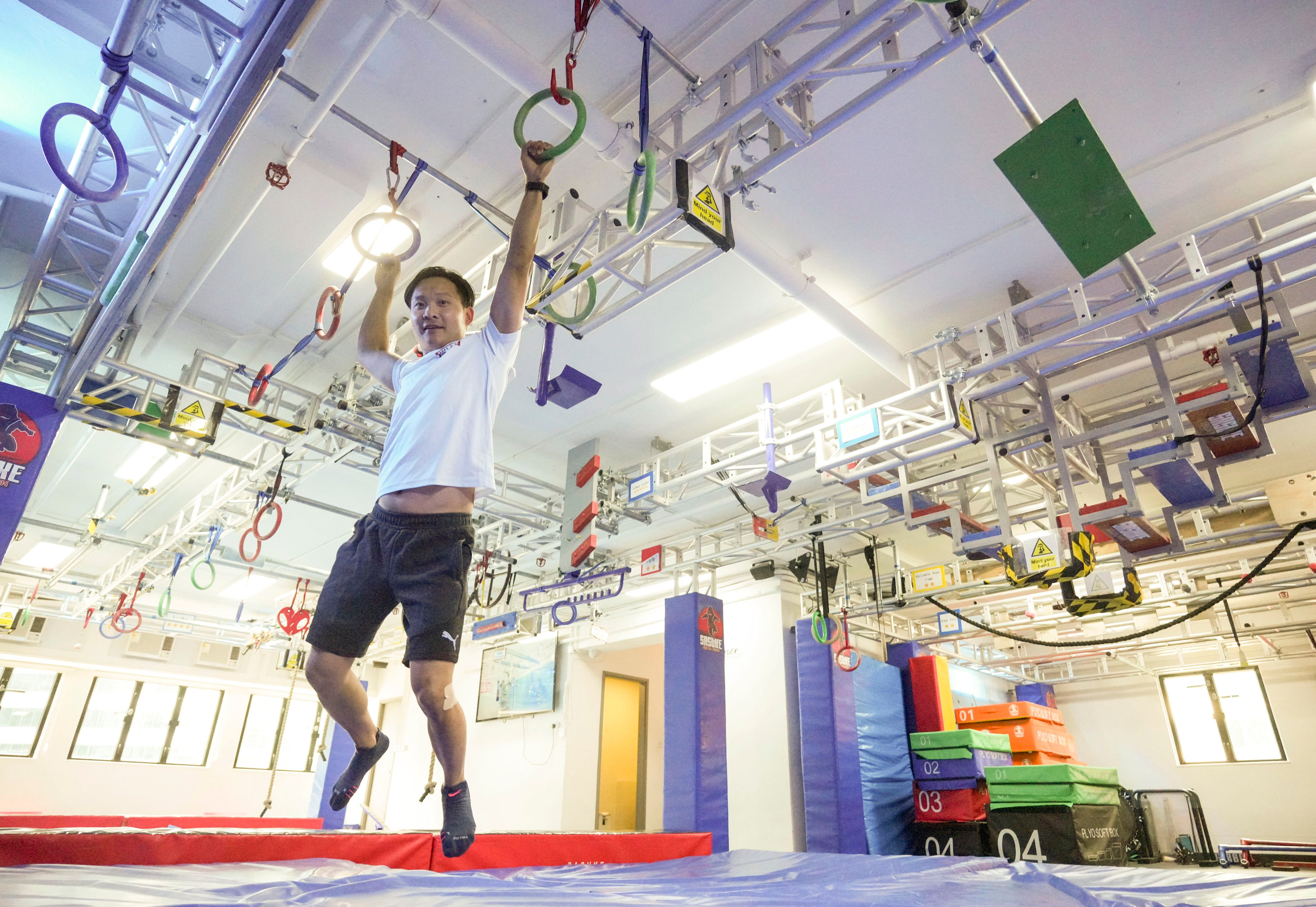 Chung Hin-yeung, president of the Association of China Hong Kong Obstacle Course Race, says venues should provide safety coaches. Photo: May Tse