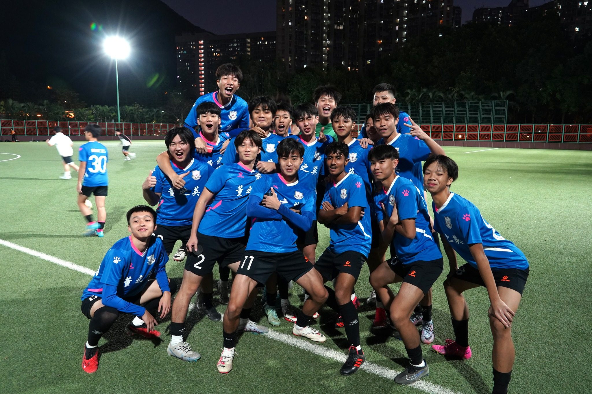 The football team at Yan Chai Hospital Tung Chi Ying Memorial Secondary School has been consistently crowned champions in past contest. Photo: Facebook/Yan Chai