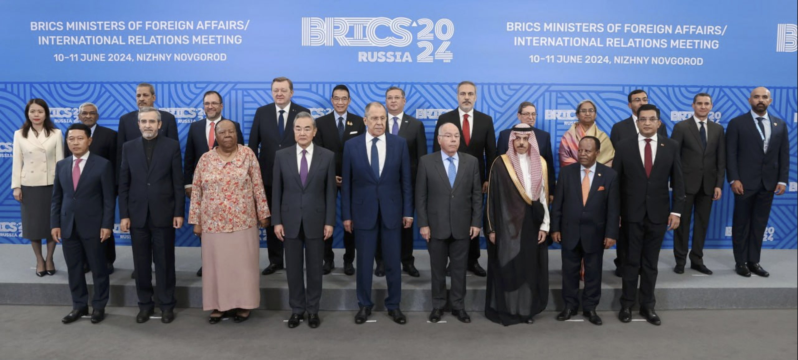 The Brics foreign ministers meeting in Nizhny Novgorod, Russia, on June 11. Photo: EPA-EFE