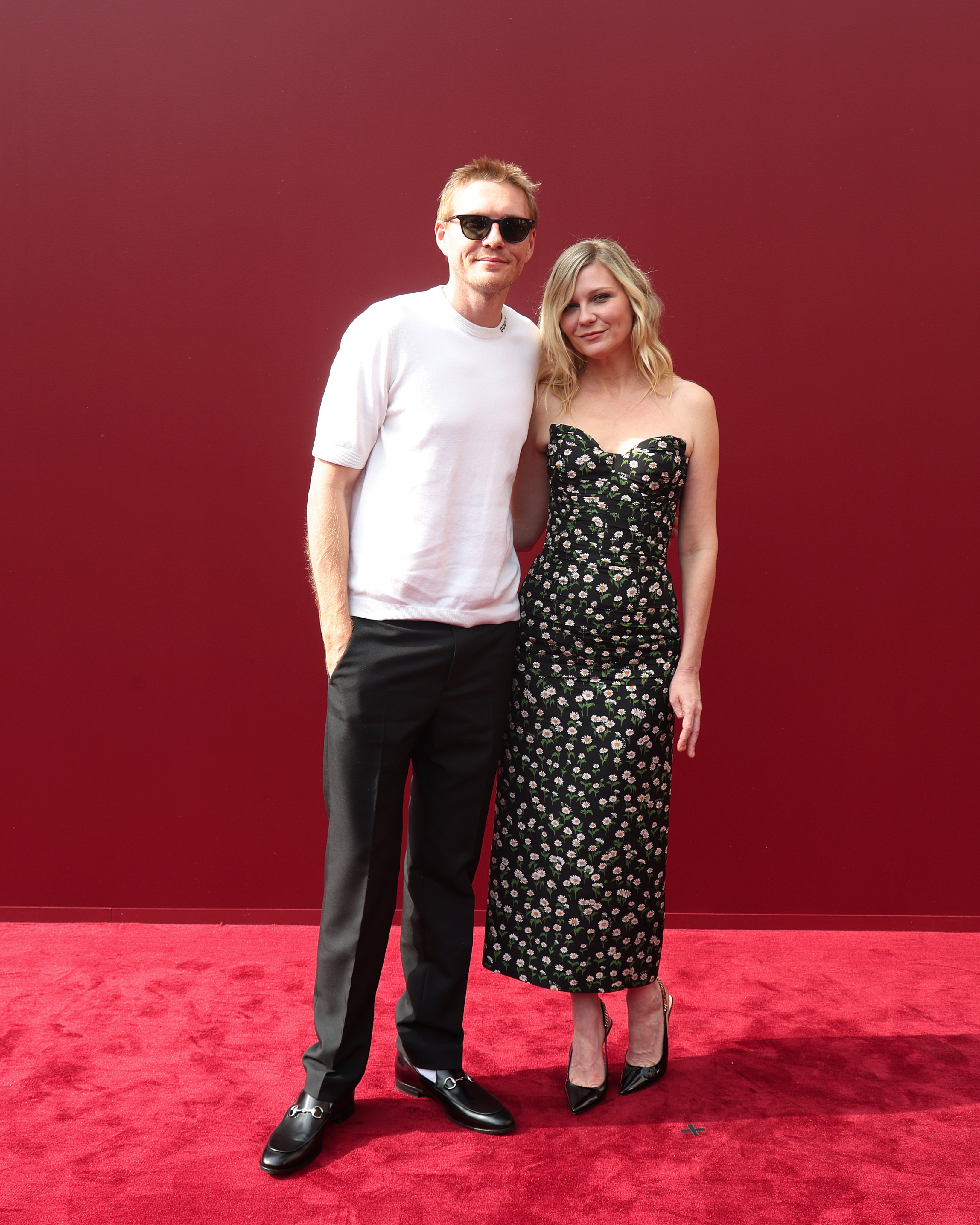 Christian Dunst and Kirsten Dunst at Milan Fashion Week together on September 20; the actress often brings her brother along to events. Photo: Getty Images for Gucci