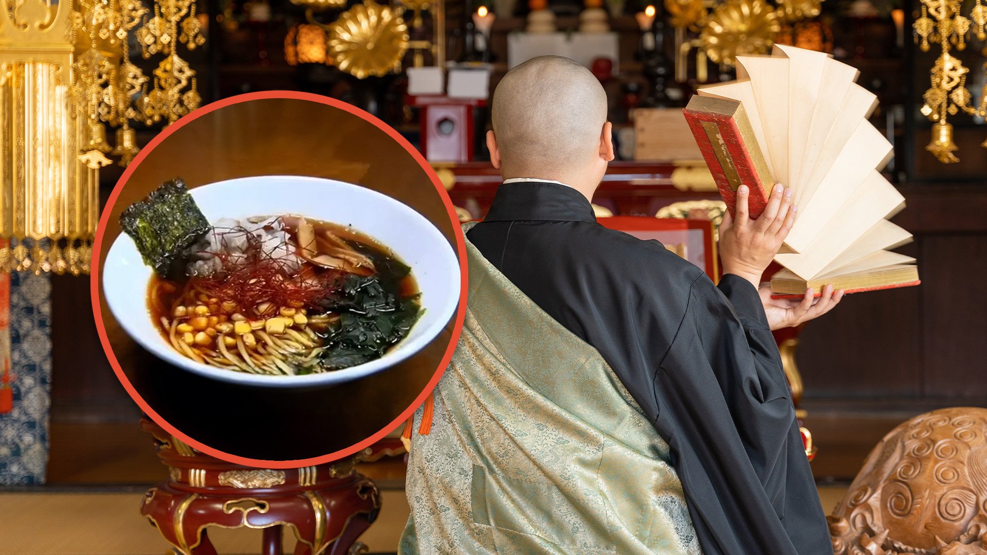 To support the upkeep of 60,000 wooden planks used for printing Buddhist scriptures, a Japanese temple sells ramen. Photo: SCMP composite/Shutterstock/YouTube