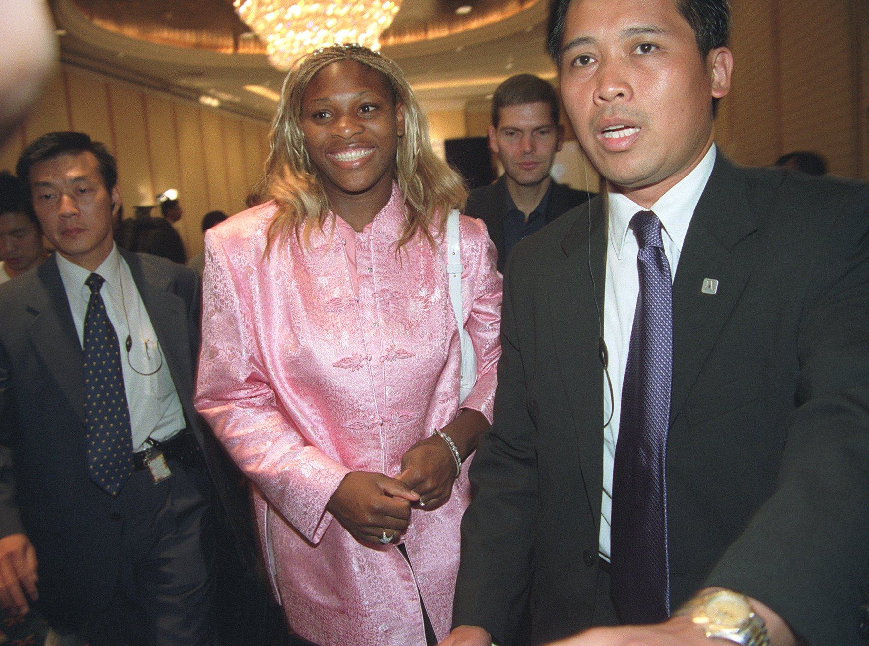 American tennis star Serena Williams wears a traditional Chinese outfit while on her third visit to Hong Kong, in 2002. Photo: SCMP Archives