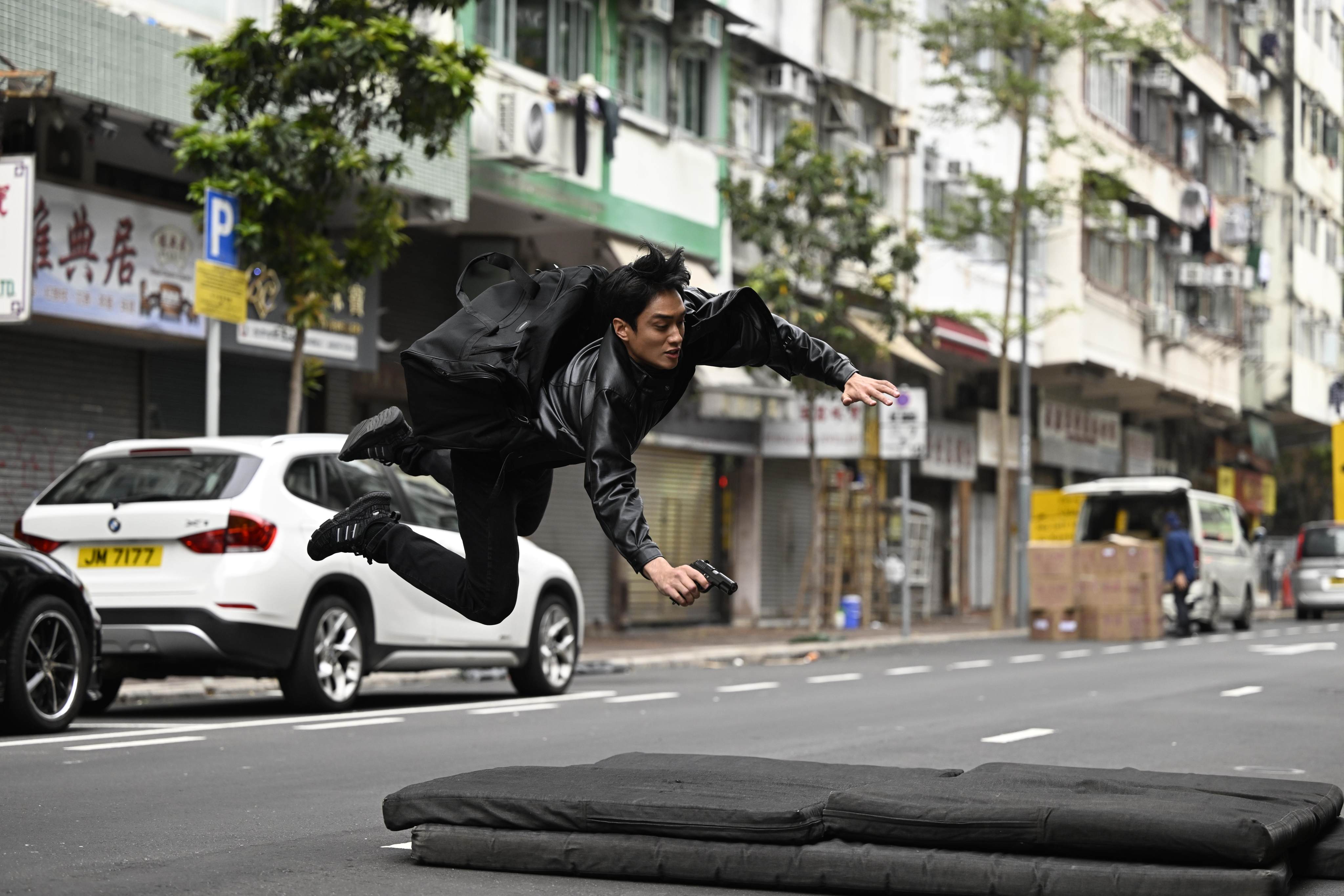 Terrance Lau as Wai in a still from Stuntman.