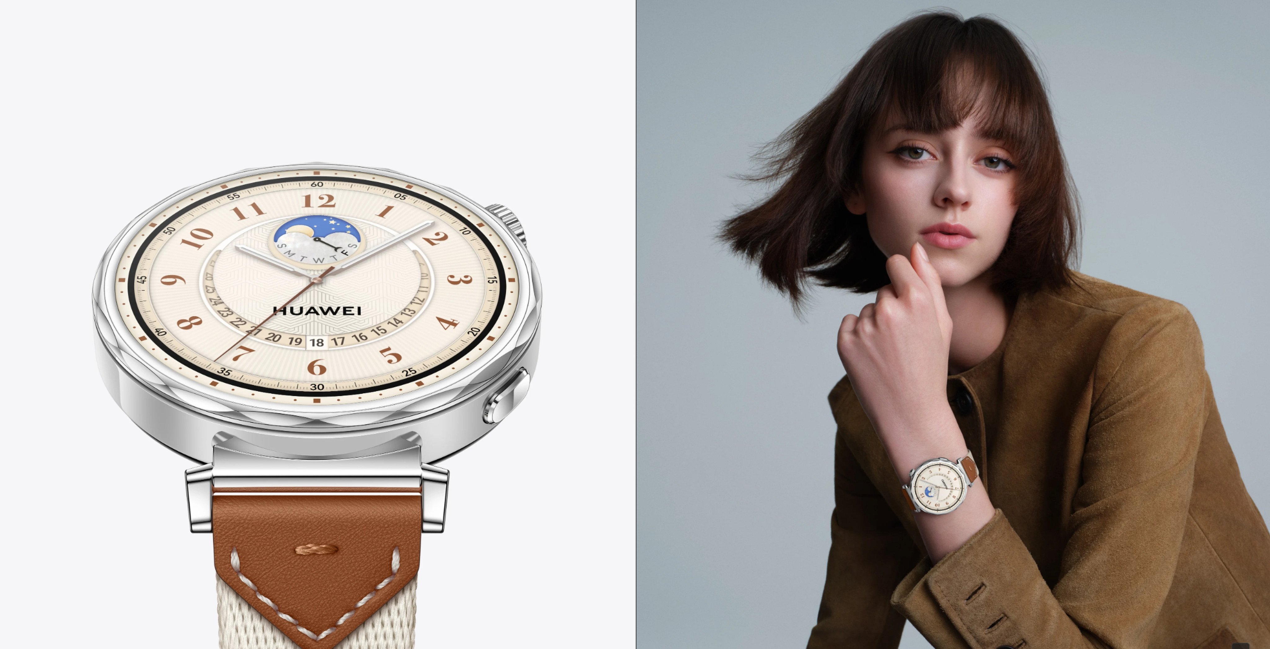 Huawei Technologies’ new Watch GT 5 series features a slimmer design, improved battery life, TruSense health-monitoring system and women’s health tracking. Photo: Huawei